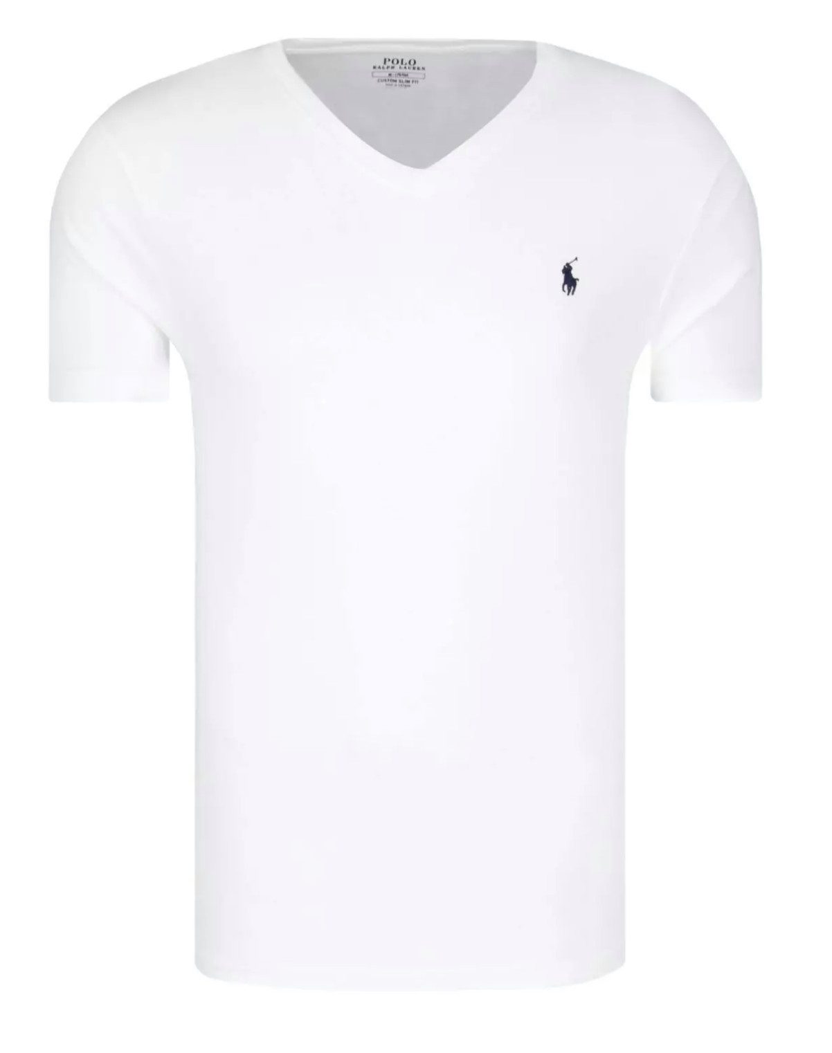Polo Ralph Lauren T-Shirt Custom Slim Fit hochwertiger Interlock-Stoff Bio-Baumwolle, die umweltfreundlich produziert wurde