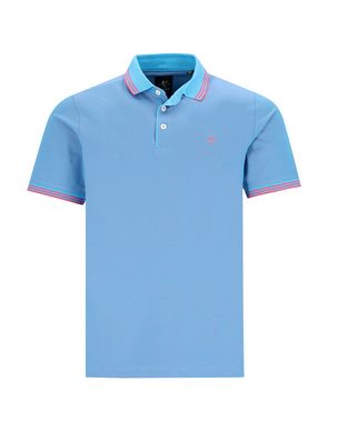 Hajo Poloshirt Piqué-Poloshirt in Farbeffekt allover