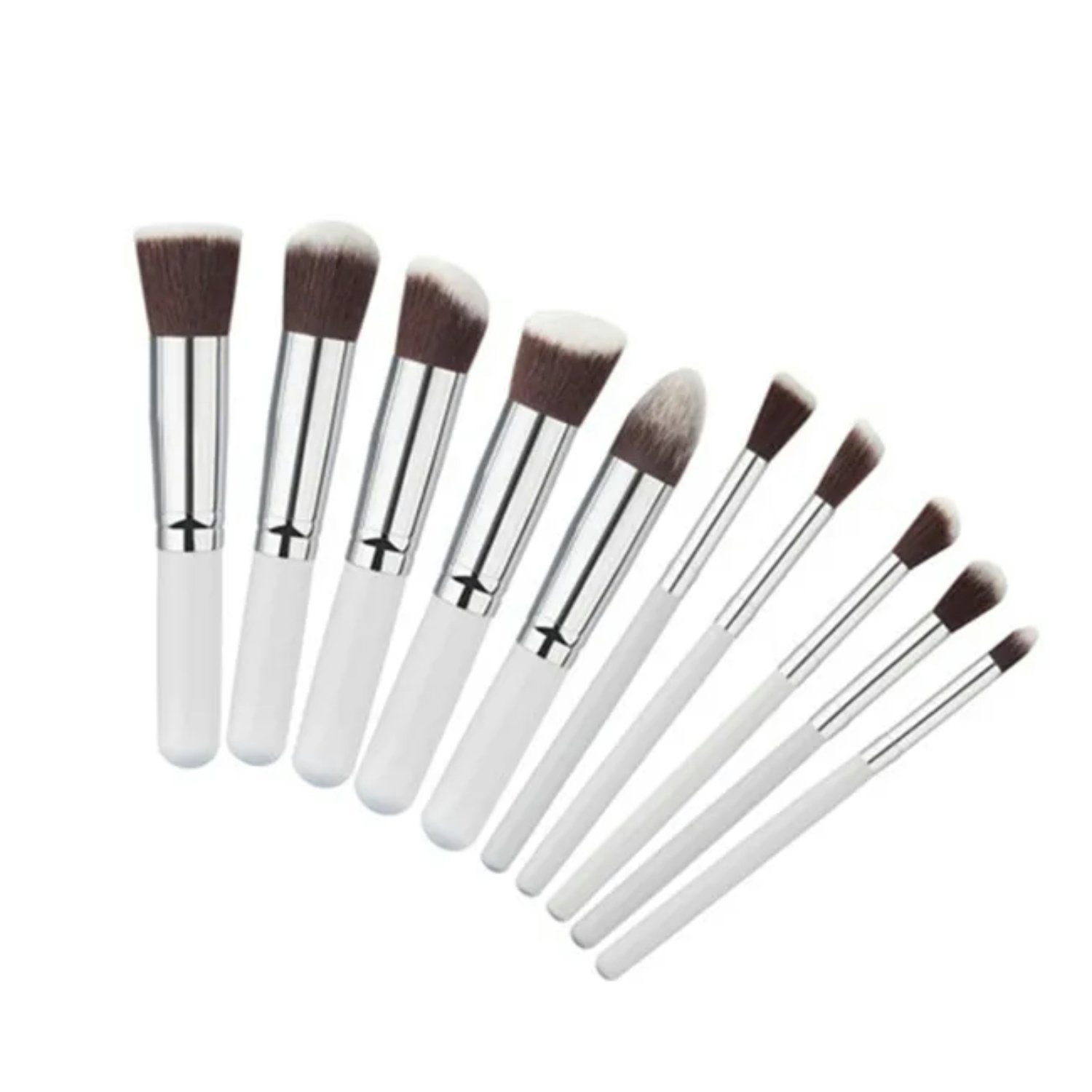 Pinselset, ein Kosmetikpinsel-Set Finish Make-up WS-Trend 10 10-teiliges makelloses für Exquisites tlg.,