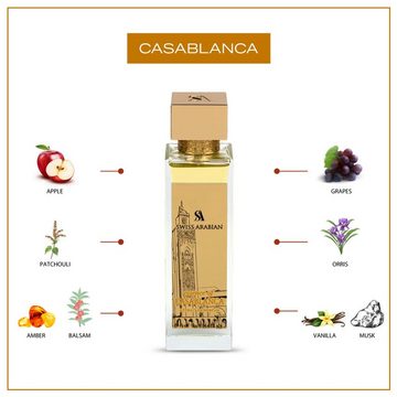 Swiss Arabian Eau de Parfum Swiss Arabian Essence of Casablanca Extrait De Parfum 100ml Unisex