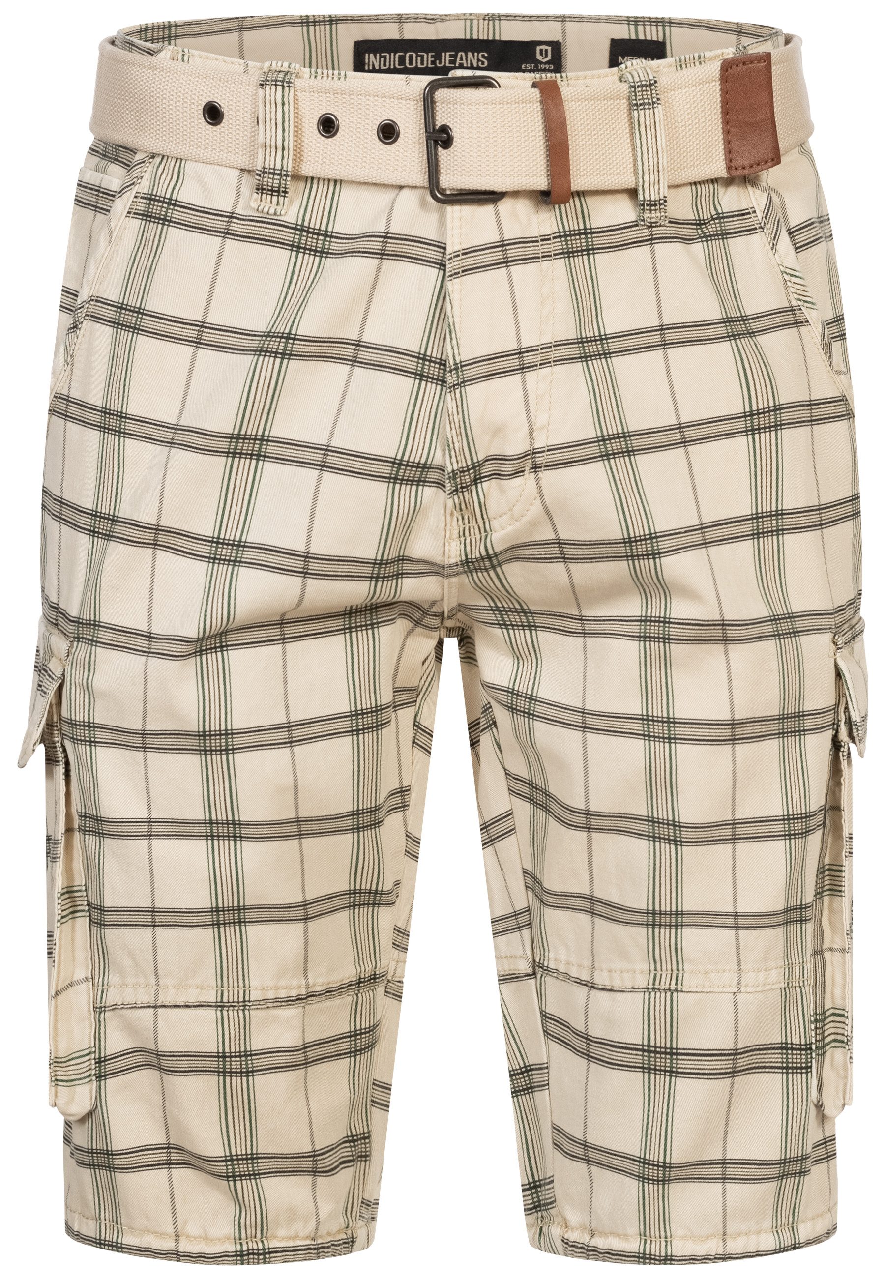 Indicode Cargoshorts Herren Monroe Cargo Cargo Shorts Herrenshorts mit 6 Ta günstig online kaufen