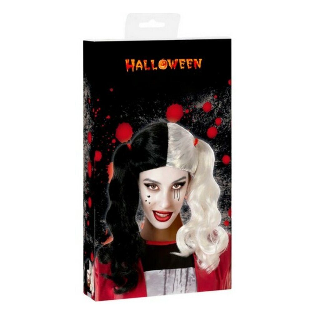 Bigbuy Kostüm-Perücke Halloween Perücke Harlekin