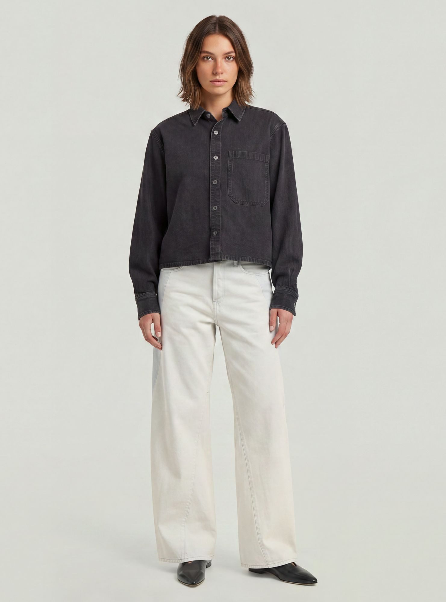 G-STAR Regular-fit-Jeans Contor Two-Tone Wide Jeans