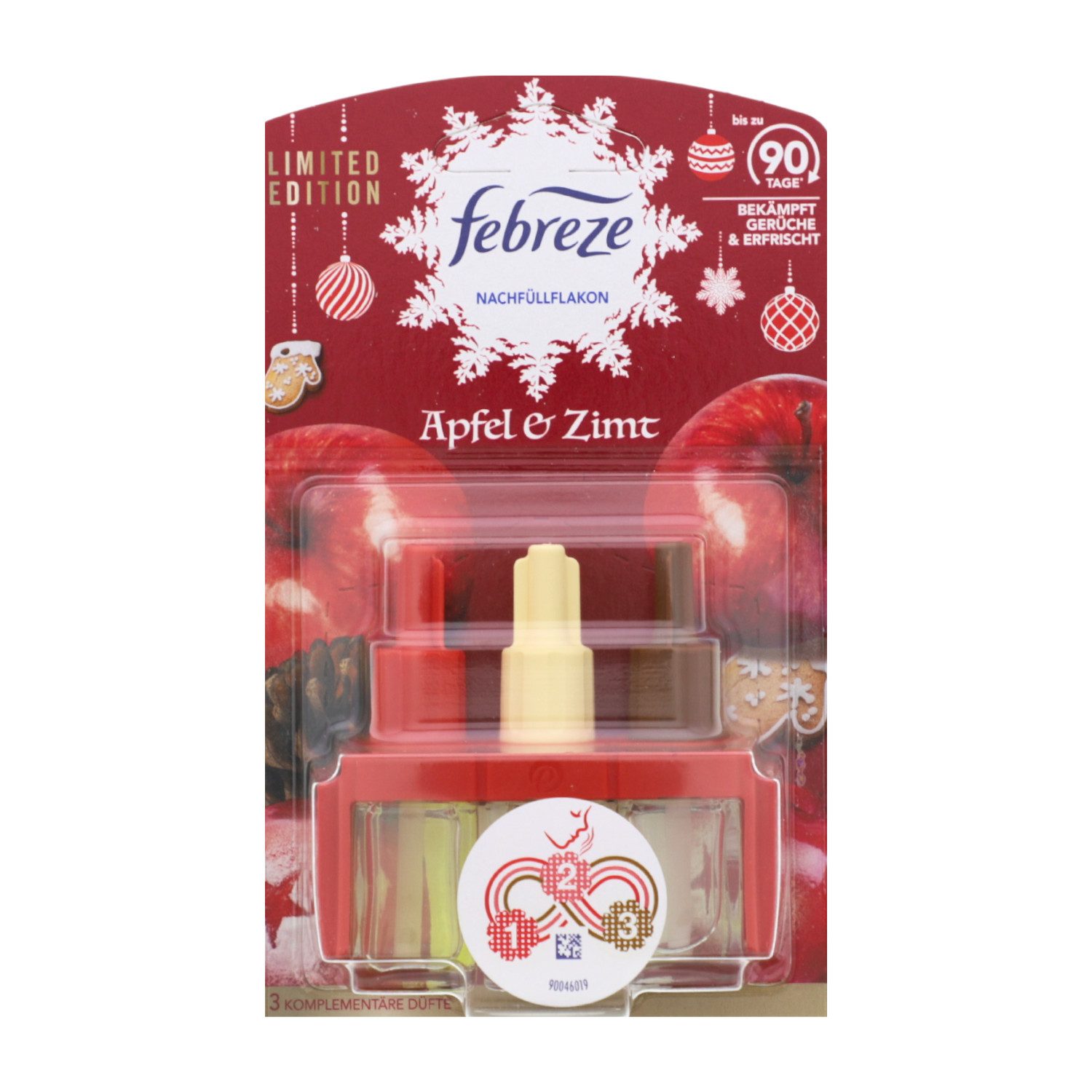 Febreze Raumduft Febreze 3Volution Duftstecker Nachfüller Apfel & Zimt 20ml Nachfüllfla, Raumspray