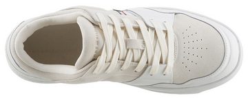 Tommy Hilfiger SUEDE STRIPES BASKET LO Plateausneaker mit seitlichen Streifen, Freizeitschuh, Halbschuh, Schnürschuh