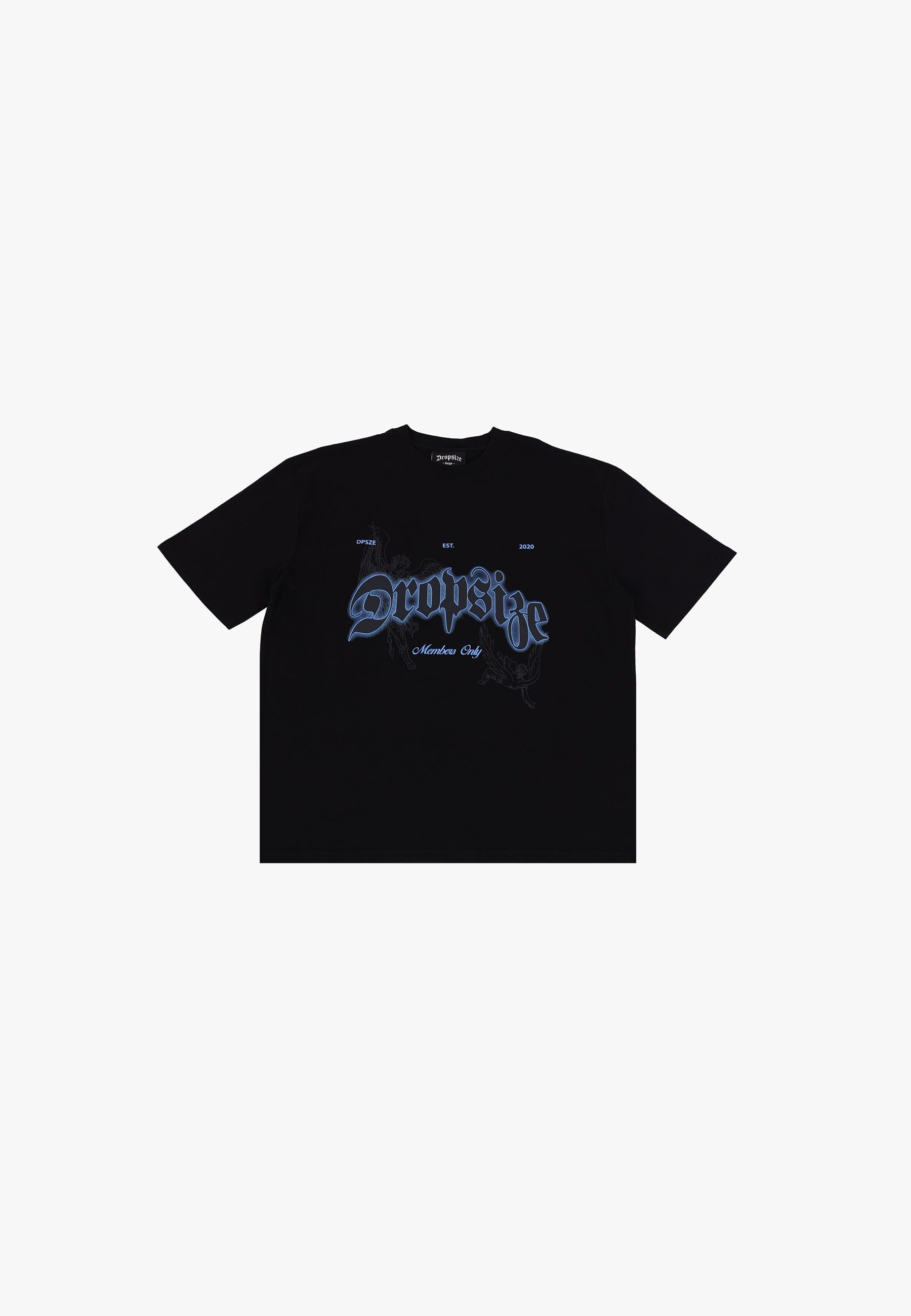 Dropsize T-Shirt Dropsize HEAVY OVERSIZED BLUE GLOW T-SHIRT (1-tlg)