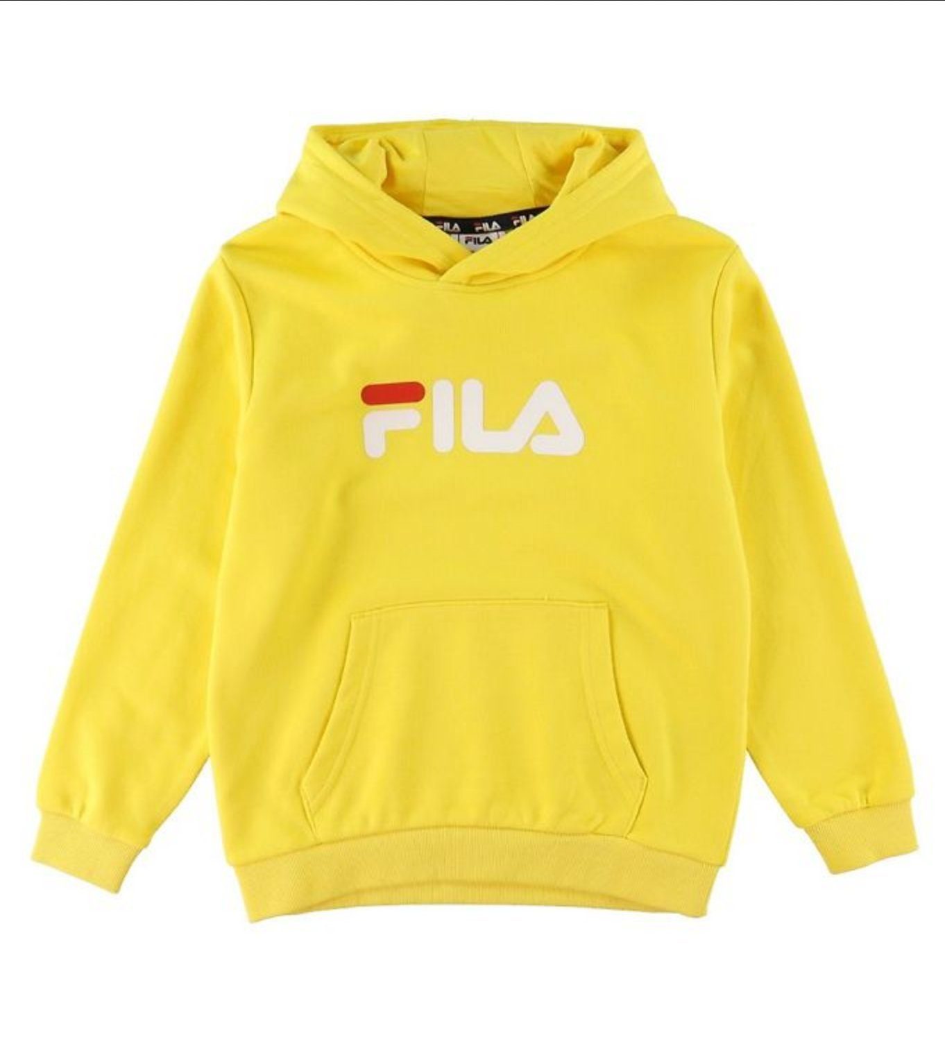 Fila Sweater SANDE classic logo hoody 00 Haba*ero Gold