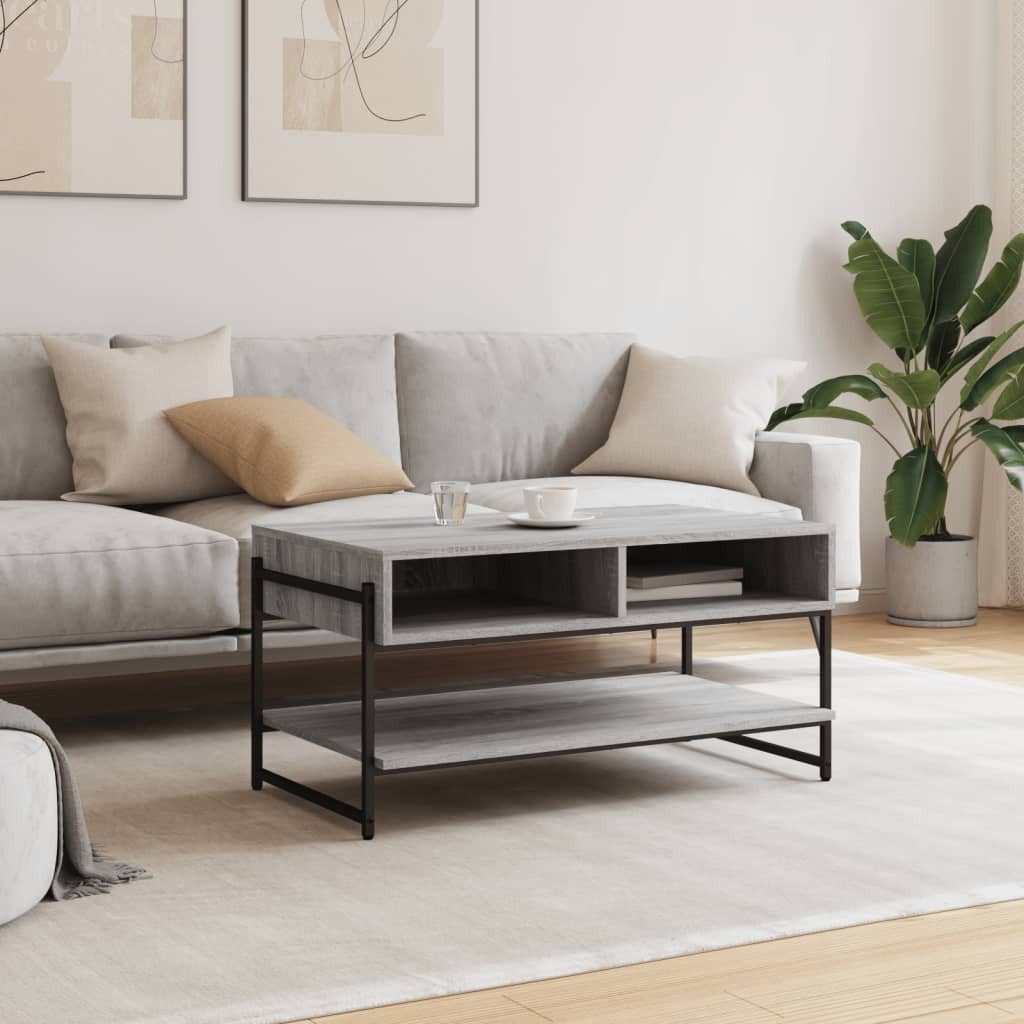 vidaXL Couchtisch Couchtisch Grau Sonoma 90x50x45 günstig online kaufen