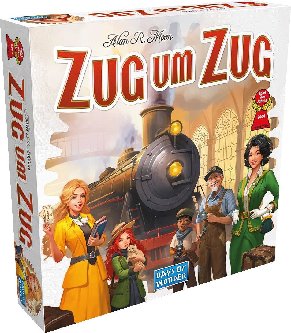 Days of Wonder Spiel Familienspiel Strategiespiel Zug um Zug (Refresh) DOWD0047