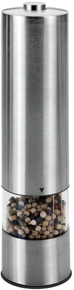 Metaltex Pfeffermühle elektrisch, (1 aus rostfreien Edelstahl Stück)