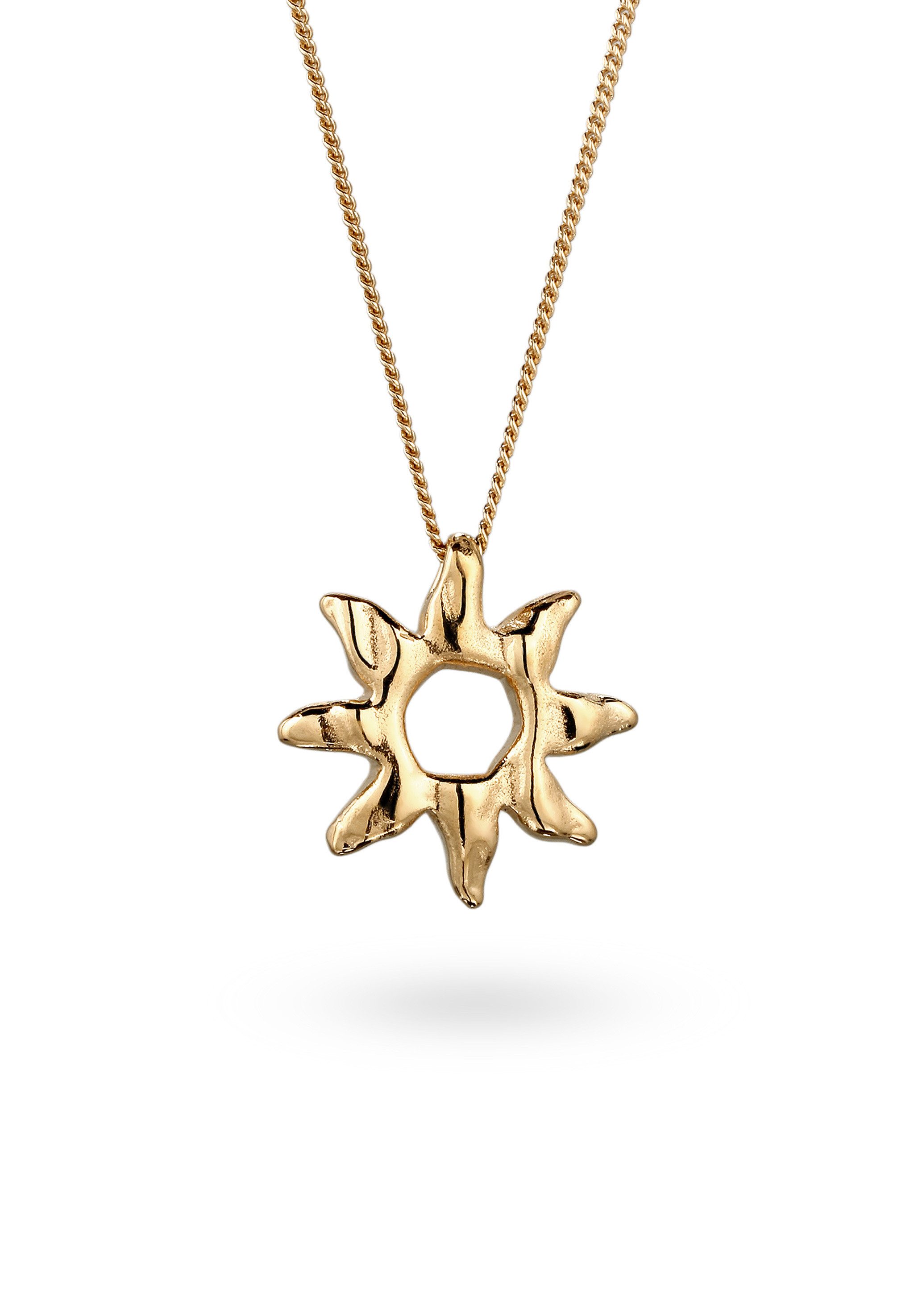 Kette mit Anhänger Anhänger Sonne 925 Sterling Silber