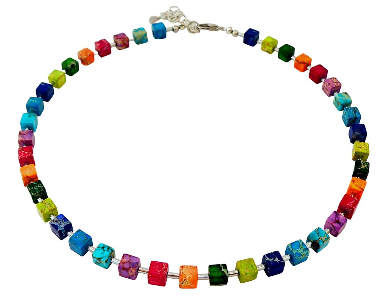 traumschmuck Kette ohne Anhänger 213. Halskette Edelstein Impressions JASPI günstig online kaufen