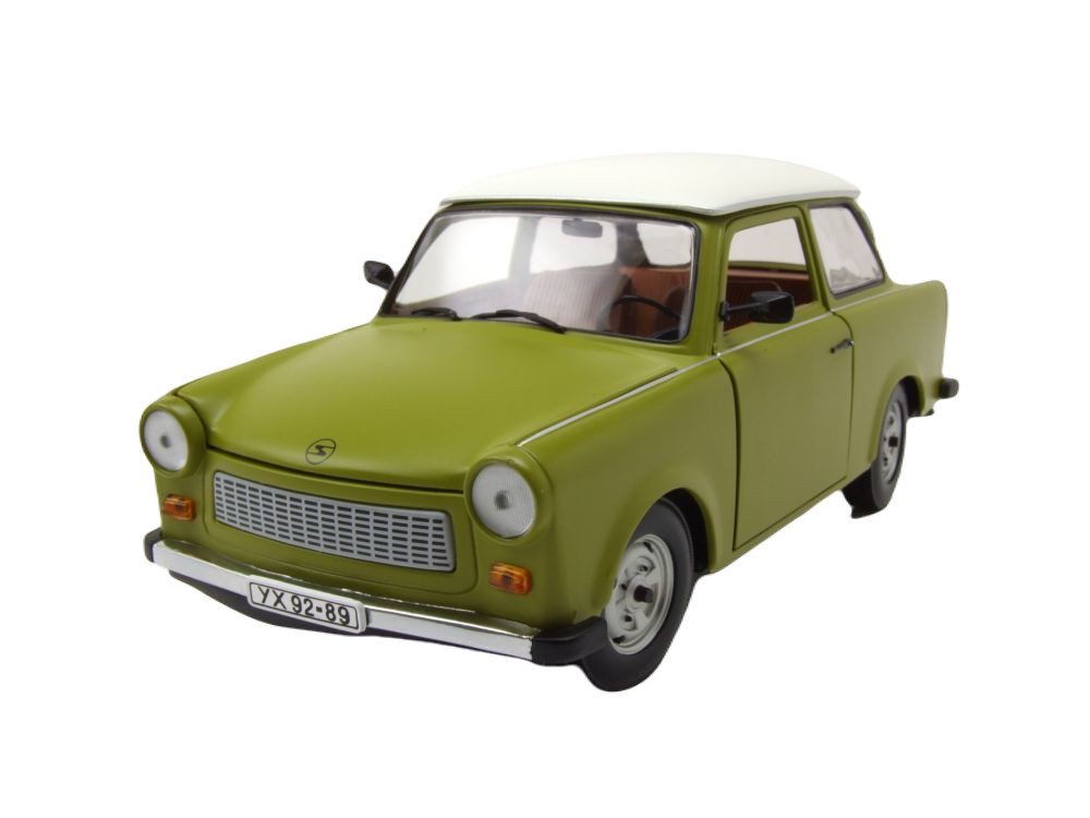 Sun Star Modellauto Trabant 601 grün weiß, Maßstab 1:18