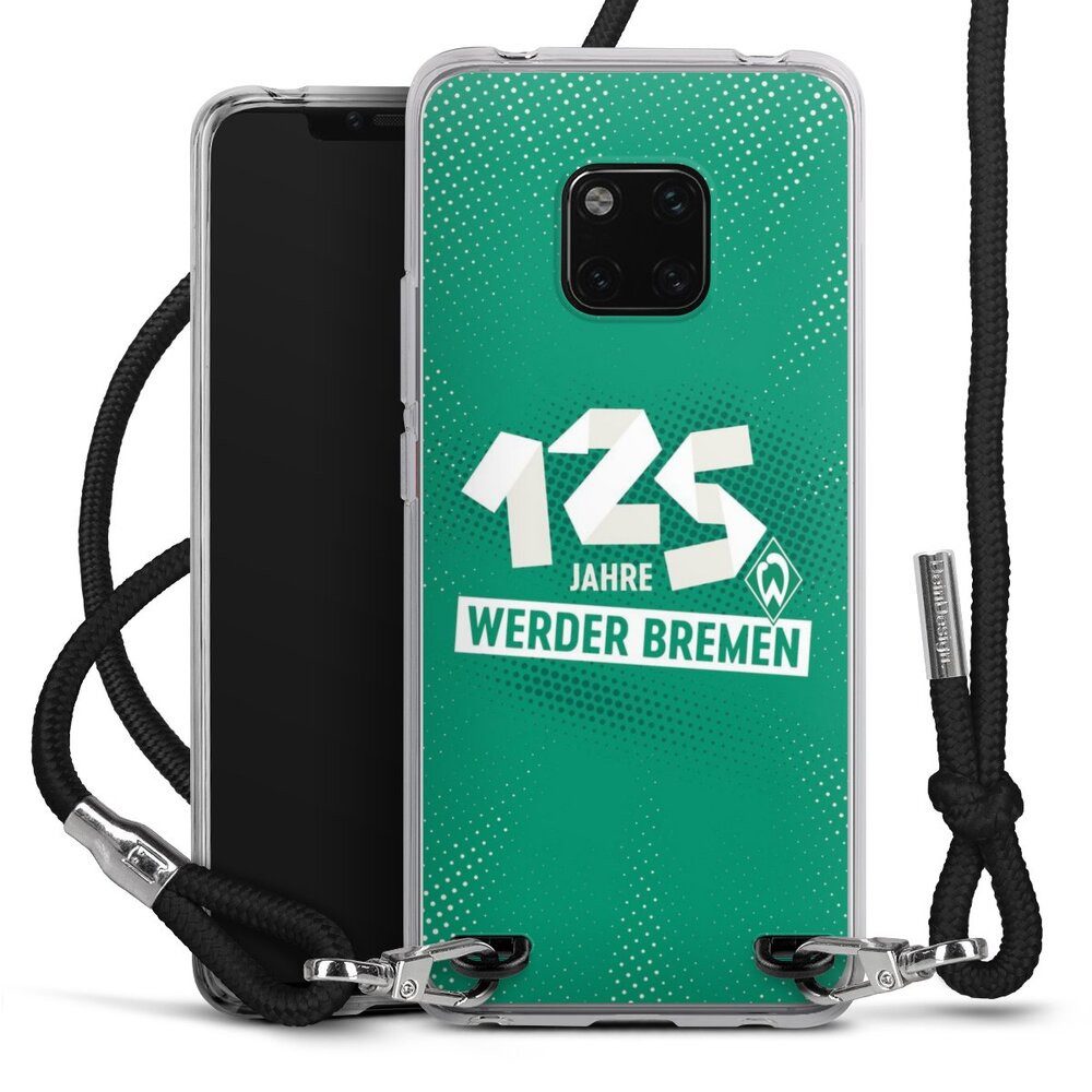 DeinDesign Handyhülle 125 Jahre Werder Bremen Offizielles Lizenzprodukt, Huawei Mate 20 Pro Handykette Hülle mit Band Case zum Umhängen
