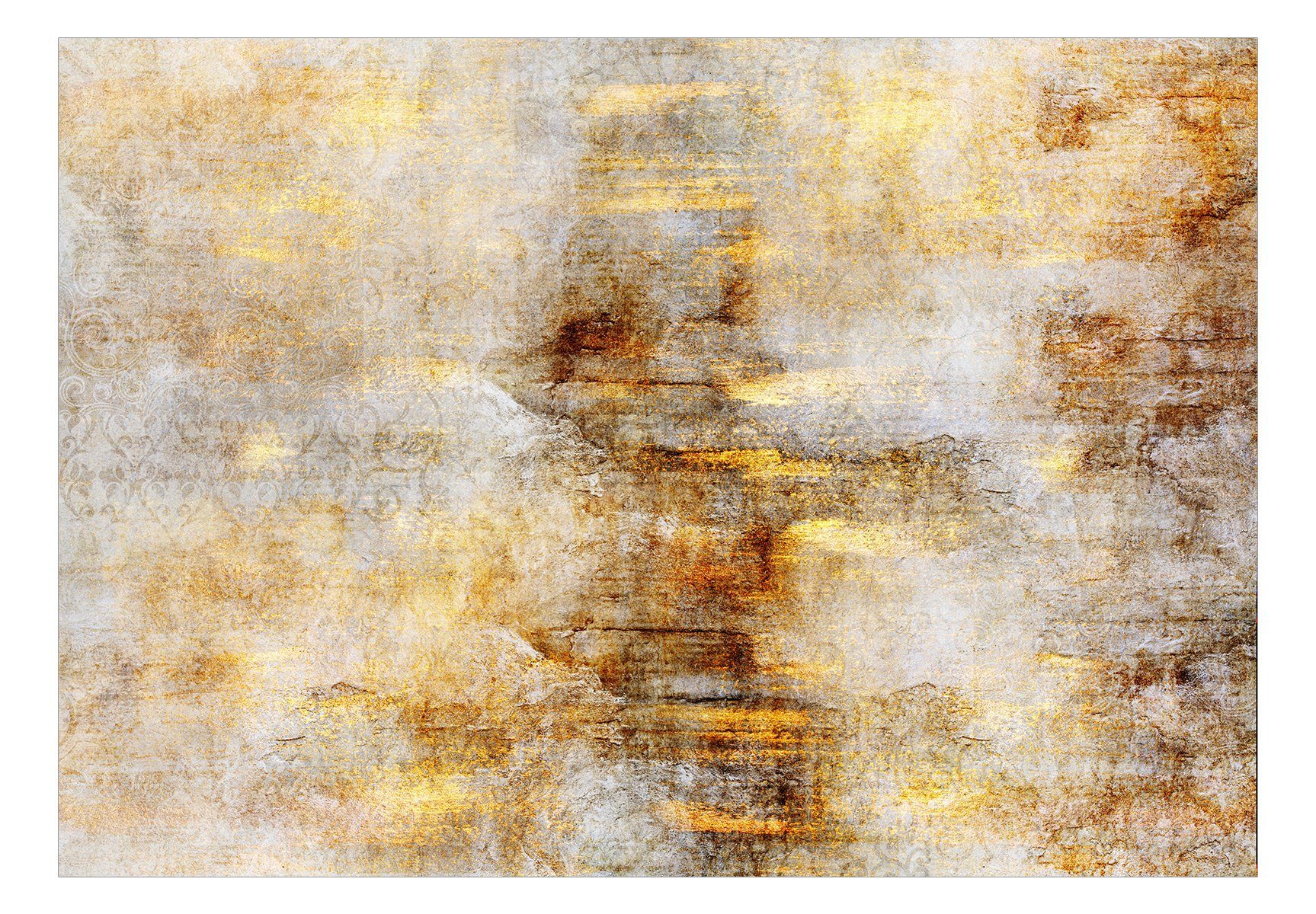 KUNSTLOFT lichtbeständige Tapete Golden Vliestapete halb-matt, Expression 1x0.7 m, Design
