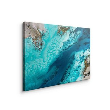 DOTCOMCANVAS® Leinwandbild Salt Water Passage, Leinwandbild Salt Water Passage abstrakte moderne Kunst Strand Meer