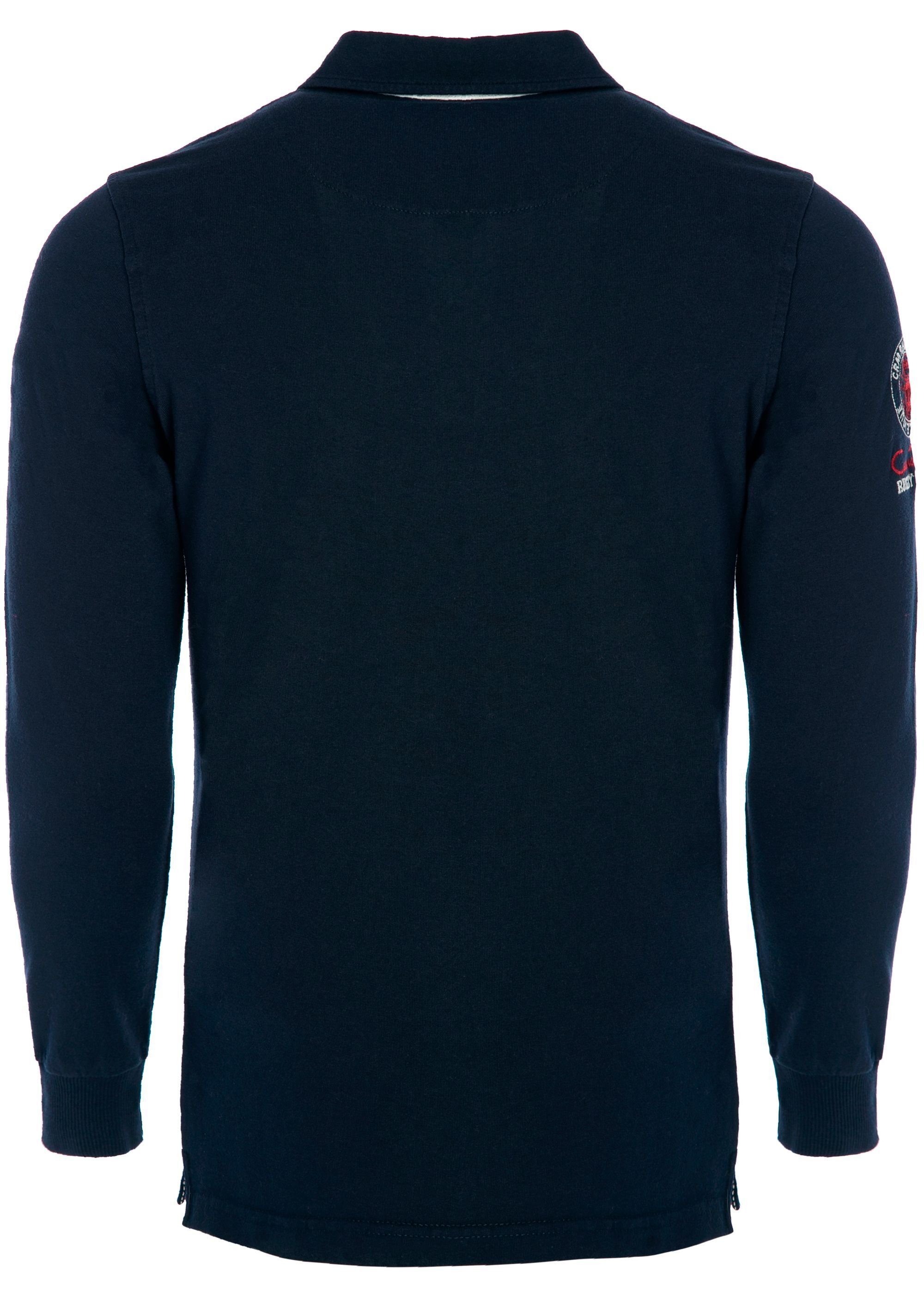 CARISMA Poloshirt (1-tlg) mit Stickerei Rugby Team