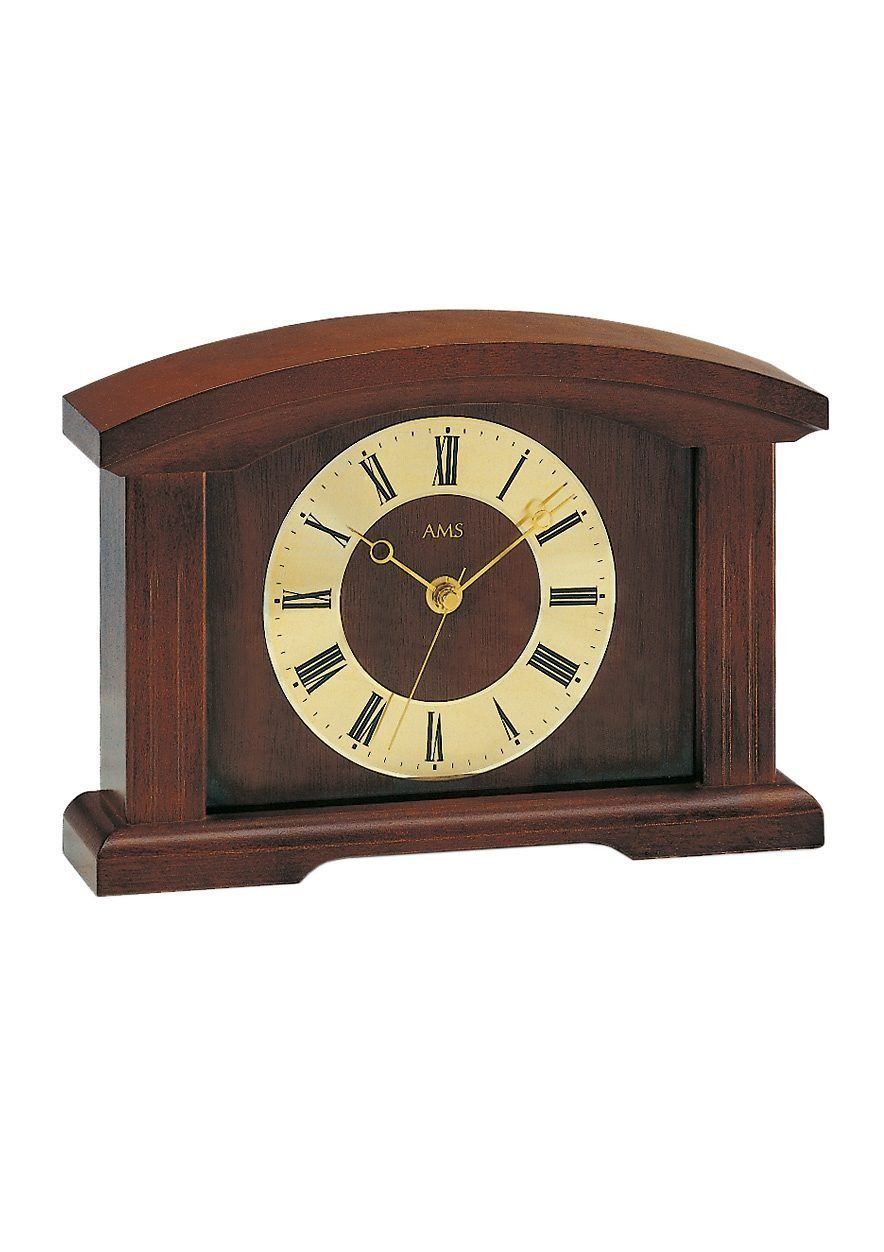 AMS Funktischuhr F5138/1 Wohnzimmer, Esszimmer, Holz,Made in Germany günstig online kaufen