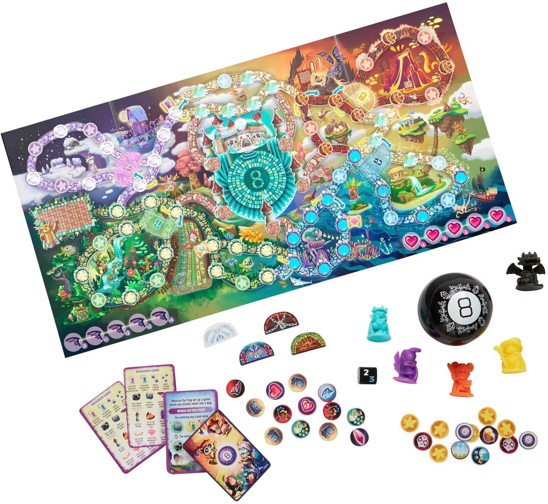 Mattel games Spiel Magic 8 Ball - Magische Begegnungen, Familienspiel