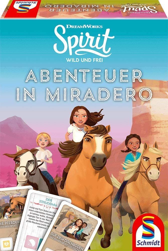 Schmidt Spiele Spiel Schmidt - DreamWorks - Spirit - Abentuer in Miradero Spiel, Kartenspiel