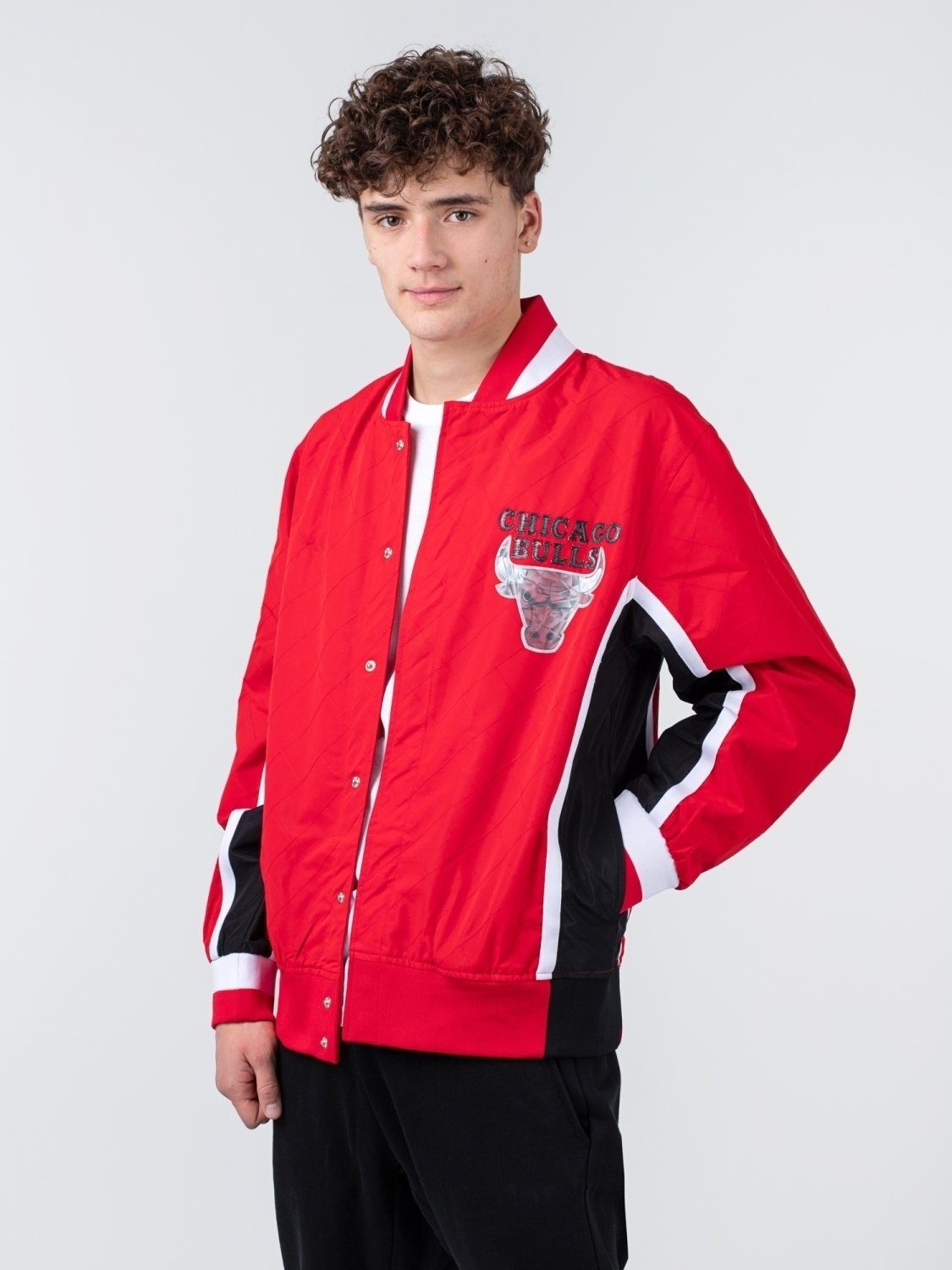 Mitchell & Ness Collegejacke Mitchell & Ness NBA 75th Anniversary Warm Up Jacket