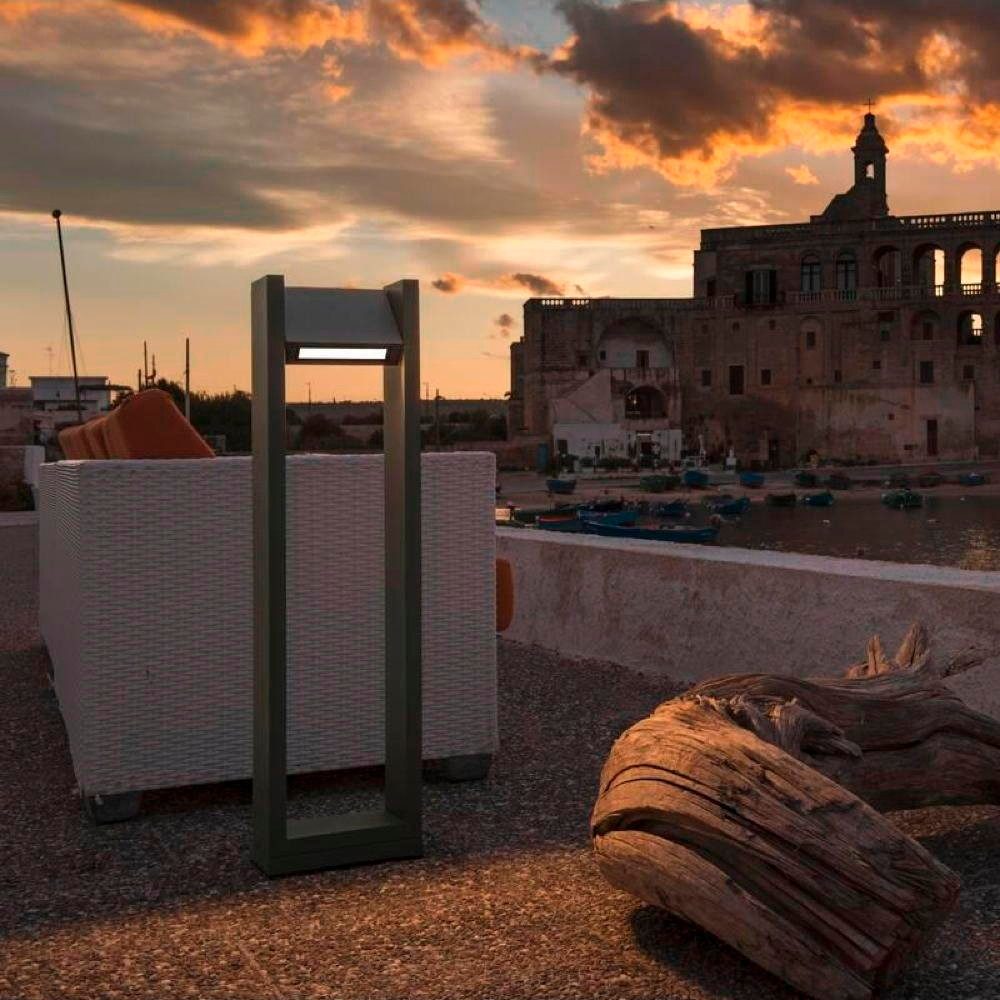 SLV Außen-Stehlampe LED Wegeleuchte Quad Pole 18W 1550lm 3000K IP65, LED