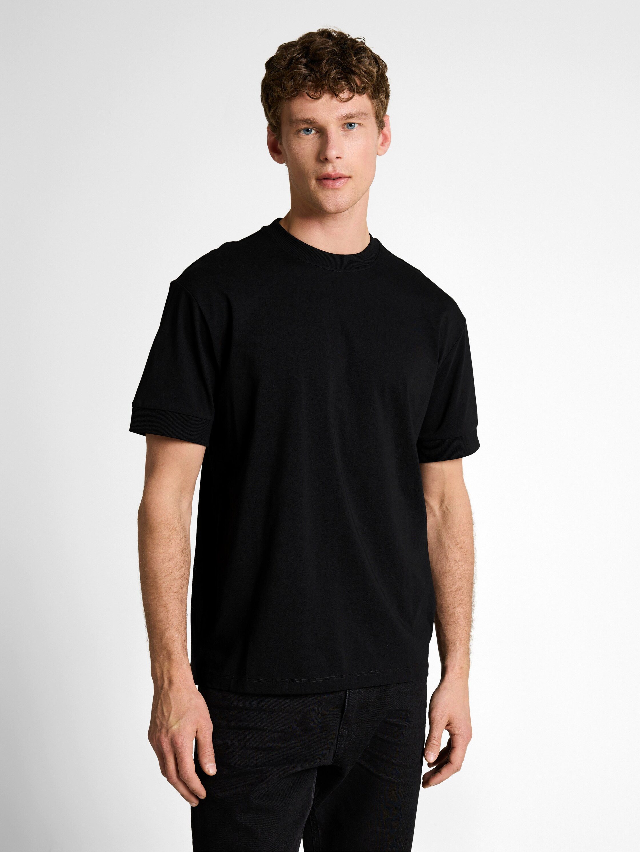 TOM TAILOR Denim T-Shirt unifarben