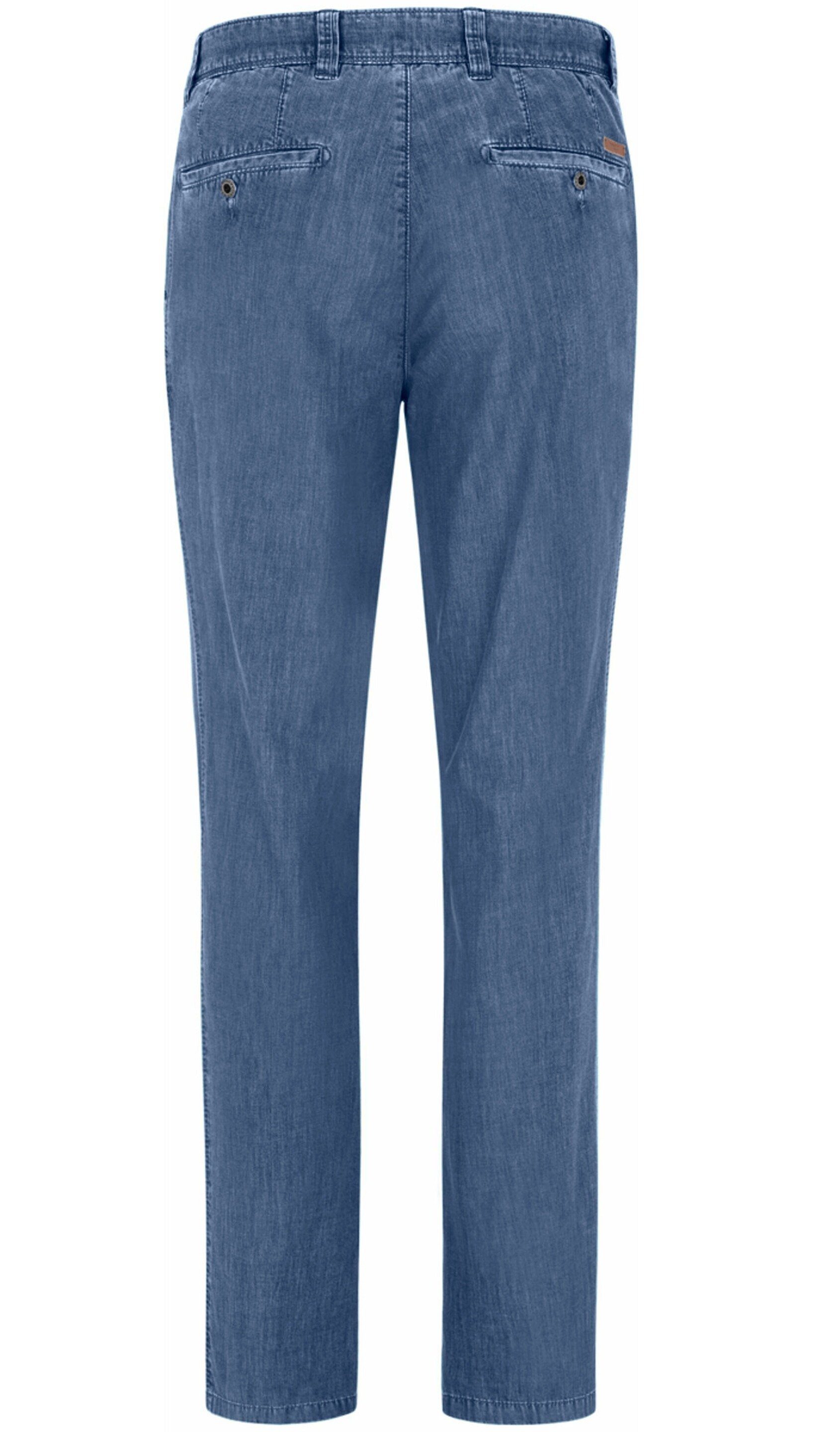 BY Flat-Front-Jeans Light Pima Style EUREX Jeans blau John BRAX Bequeme EUREX by Denim JOHN, BRAX