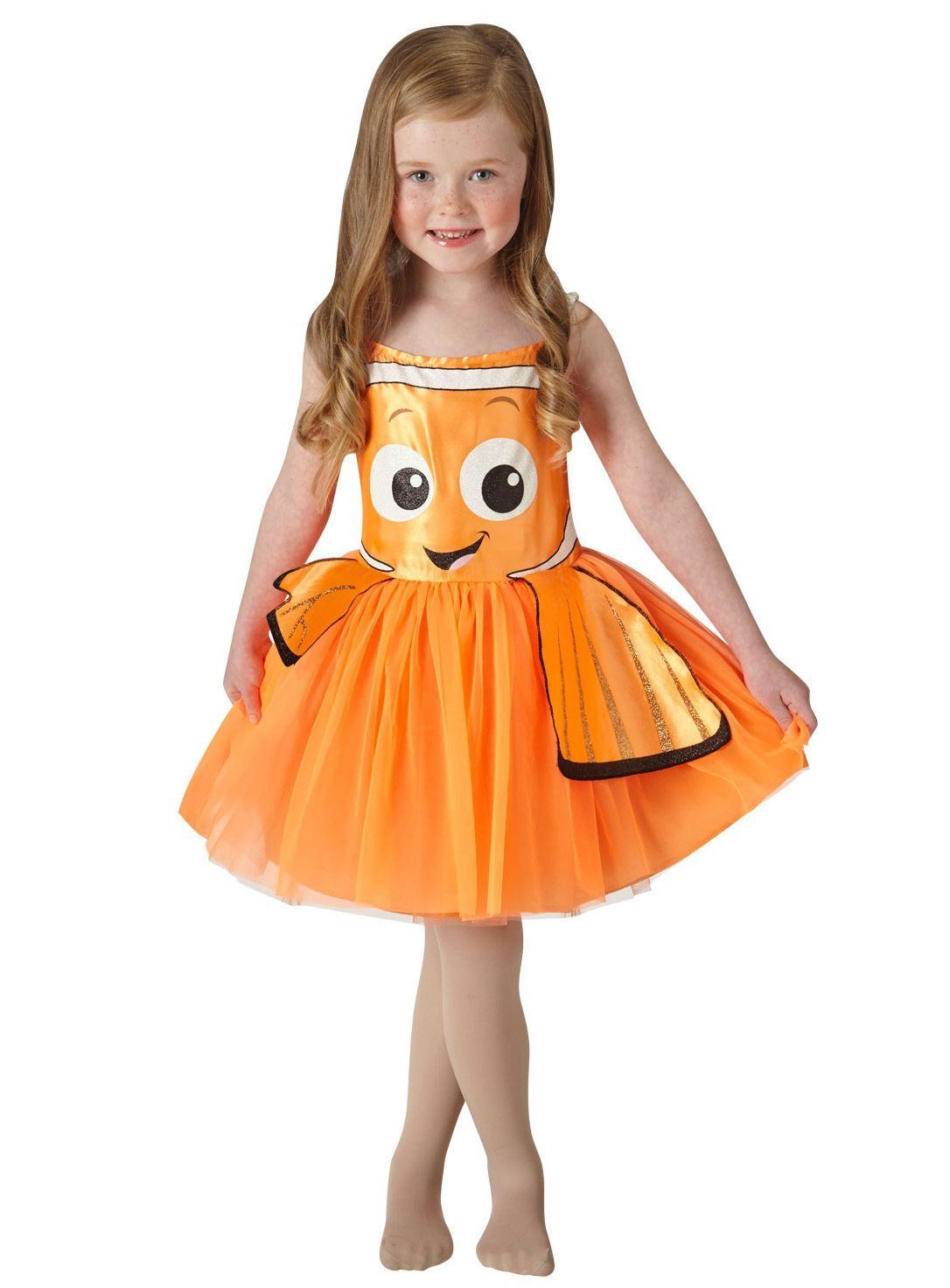 Rubie´s Kostüm Findet Nemo Tutukleid - Kinder Faschingskostüm, Supersüßes Kleid des bekannten Fisches aus 'Findet Nemo'