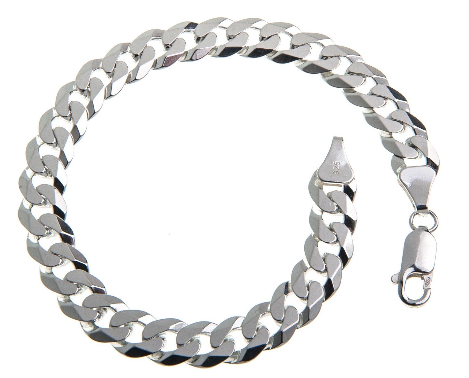 Bild von Silberkettenstore Silberarmband »Panzerarmband 7,5mm«, von 16-25cm wählbar