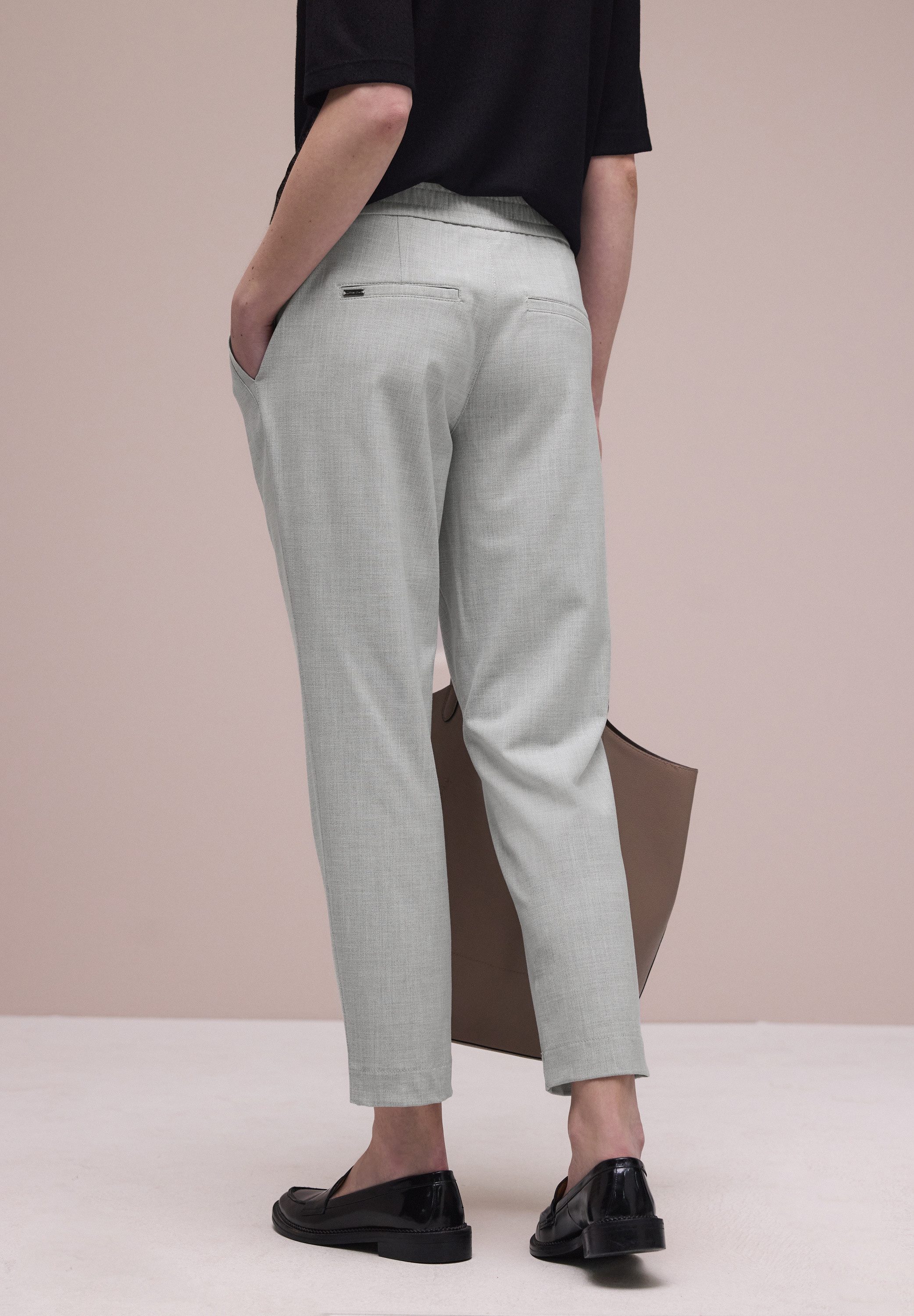 STREET ONE Stoffhose Style Bonny mit Schnalle