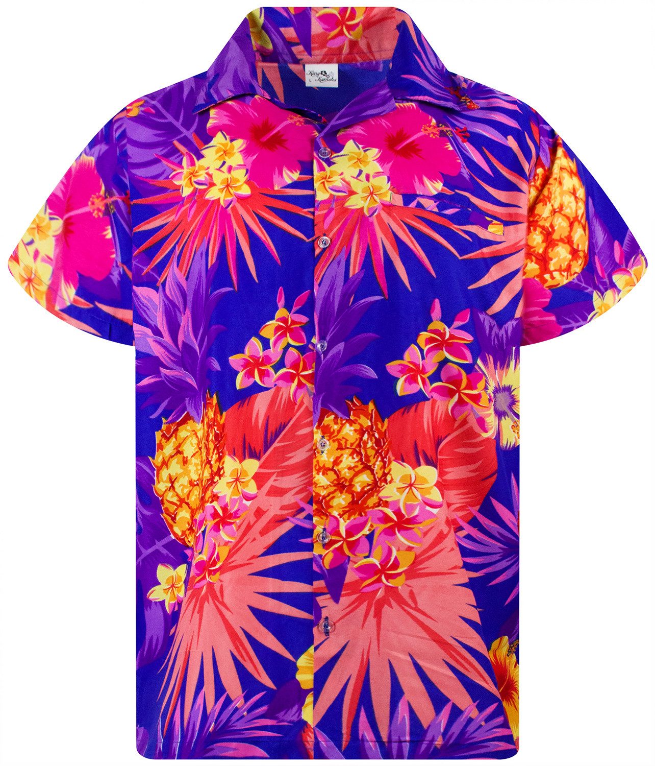 King Kameha Hawaiihemd Pineapple Funky Hawaii-Hemd günstig online kaufen