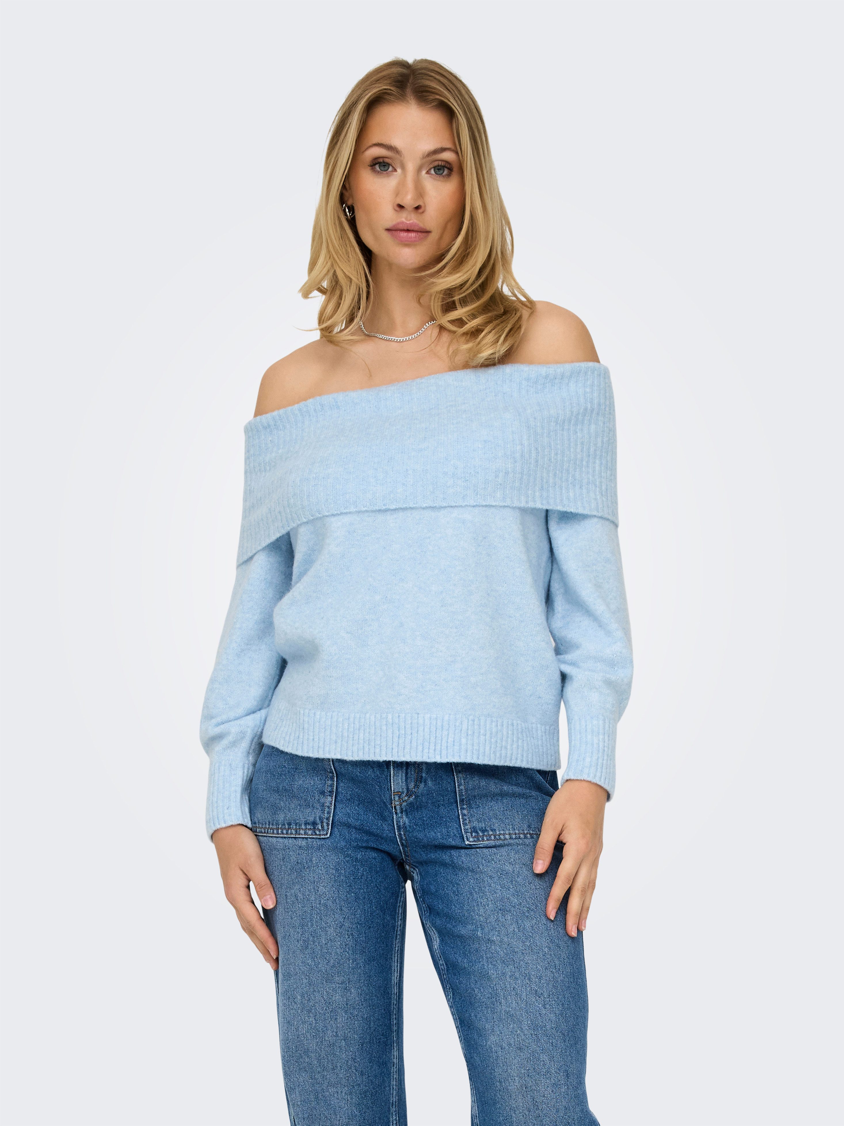 ONLY Carmenpullover ONLJEANETT LIFE L/S OFF günstig online kaufen