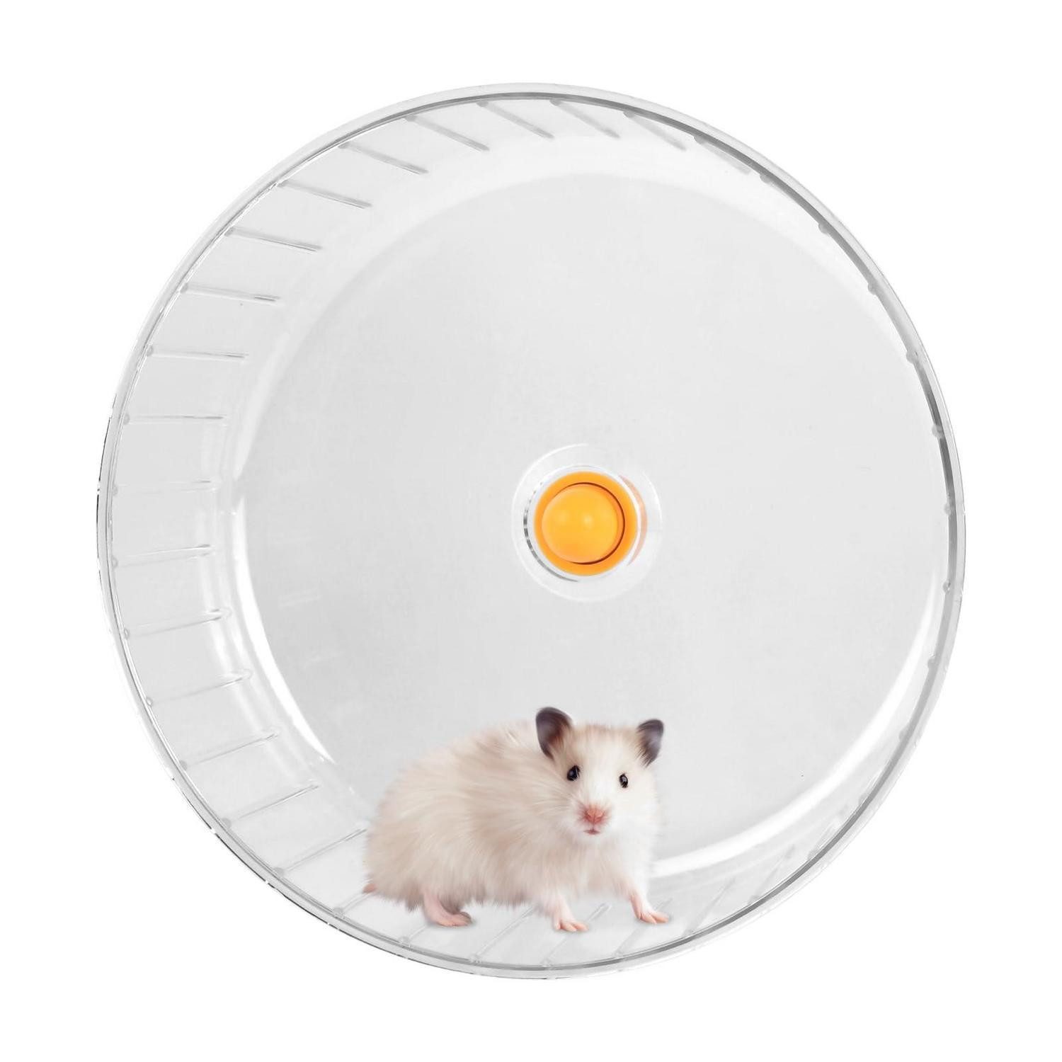 LuxusKollektion Tierlaufrad Hamster Laufrad 17cm Leise Transparent