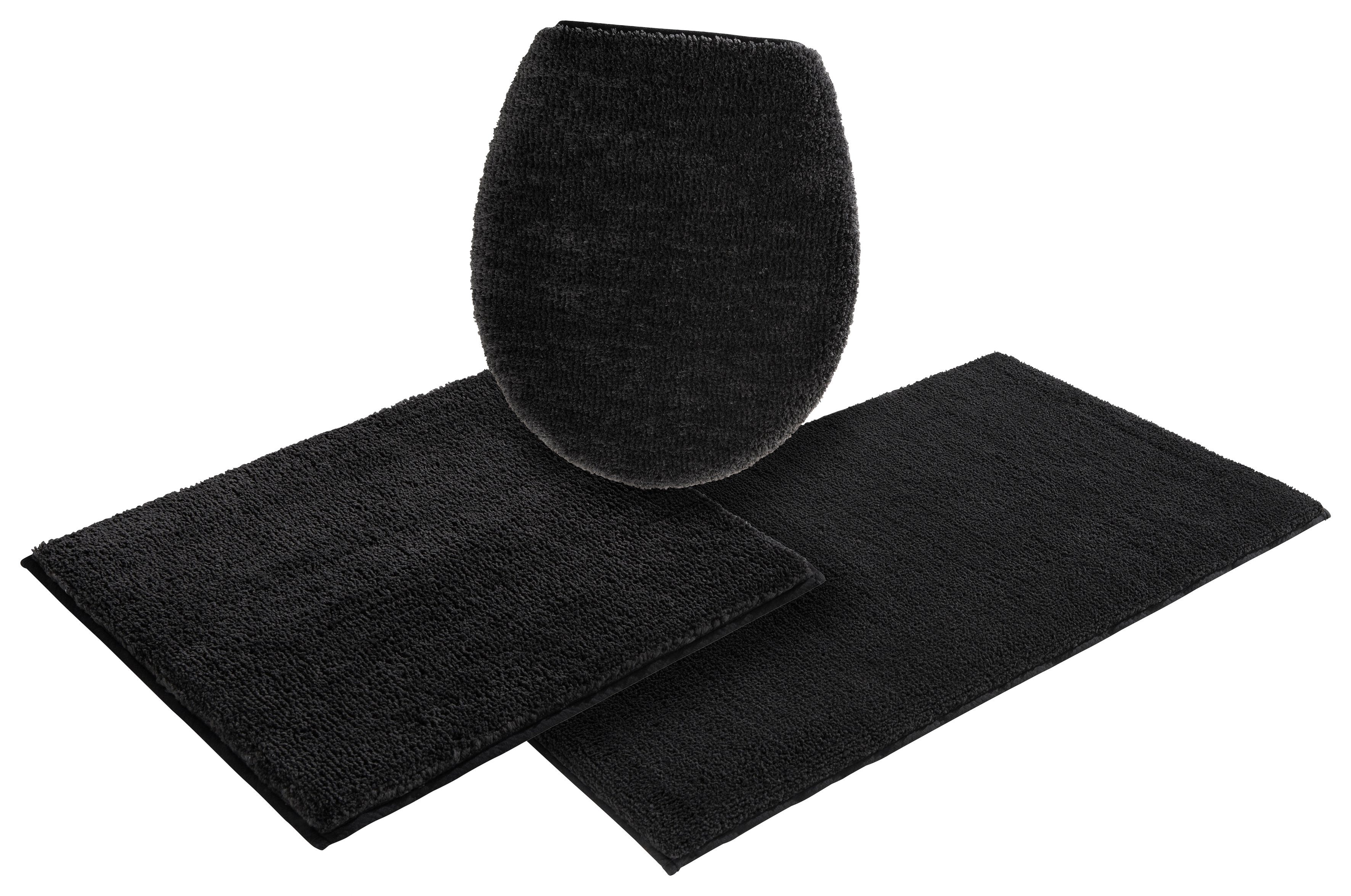 OTTO home Badematte Vanessa, Badvorleger, Badezimmer Teppich, Höhe 10 mm, rutschhemmend beschichtet, schnell trocknend, strapazierfähig, …
