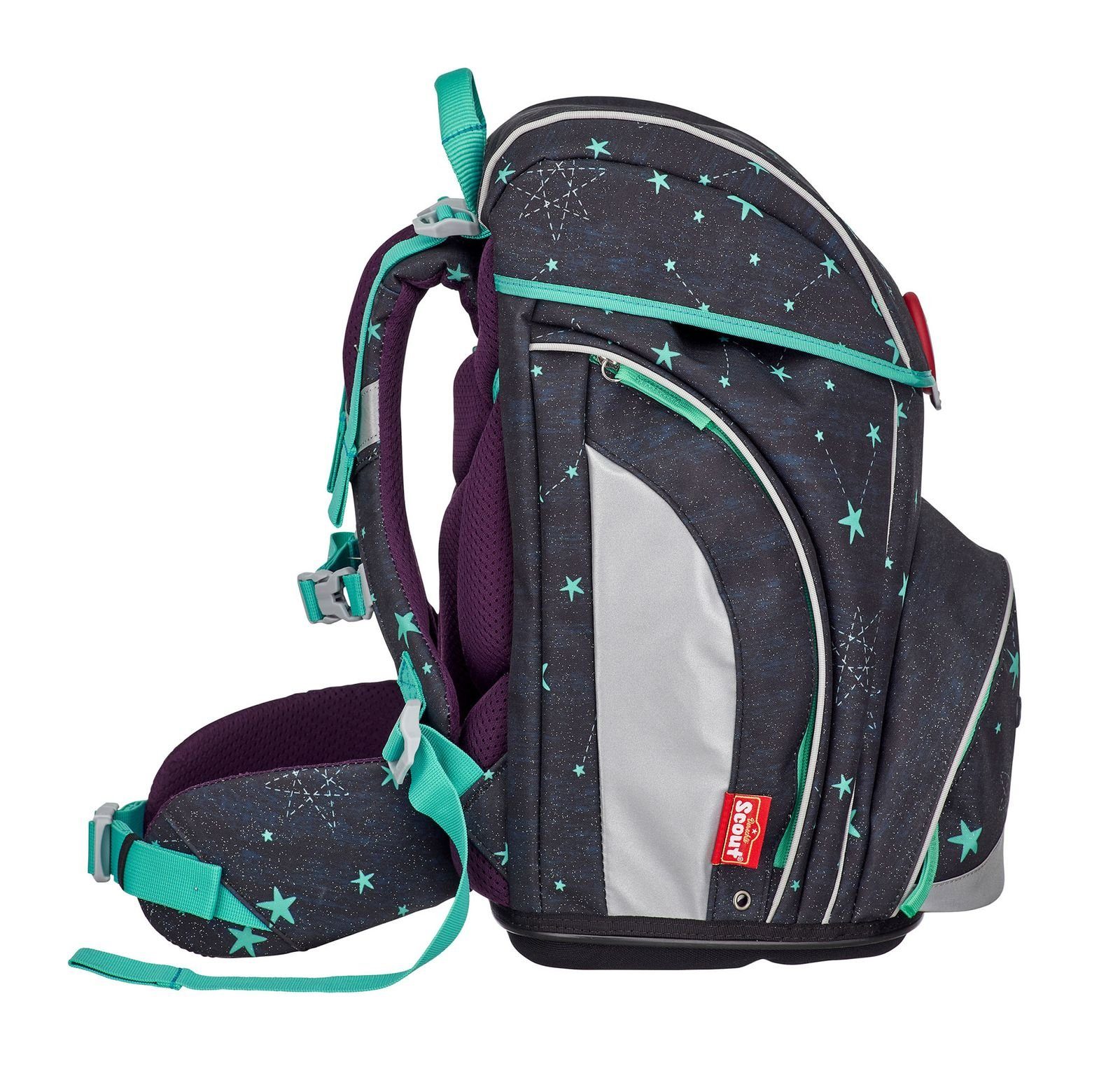 Scout Schulranzen Alpha Set 4-teilig (Set, 4-tlg)