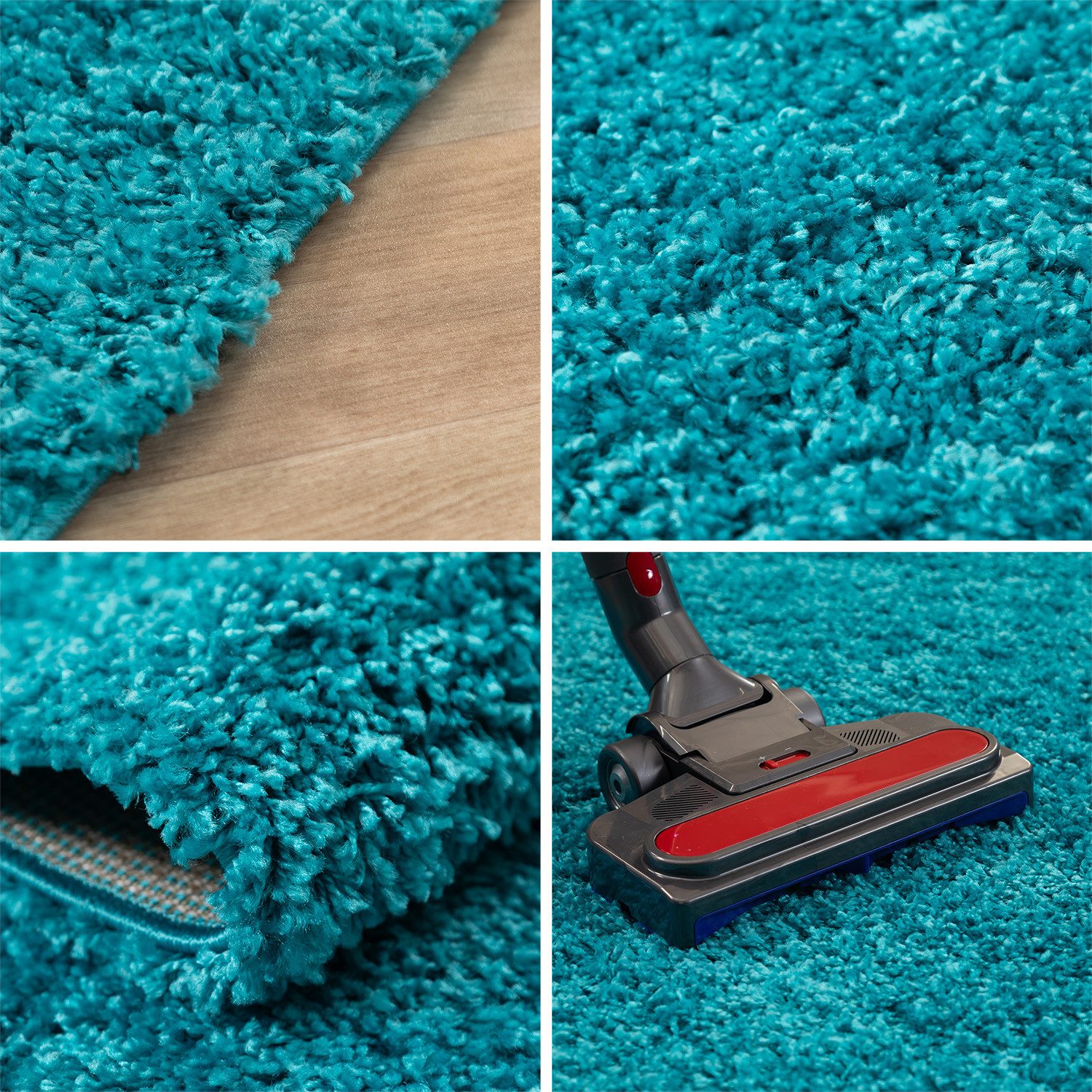 Carpettex Hochflor-Teppich Unicolor - Einfarbig, Rund, günstig online kaufen