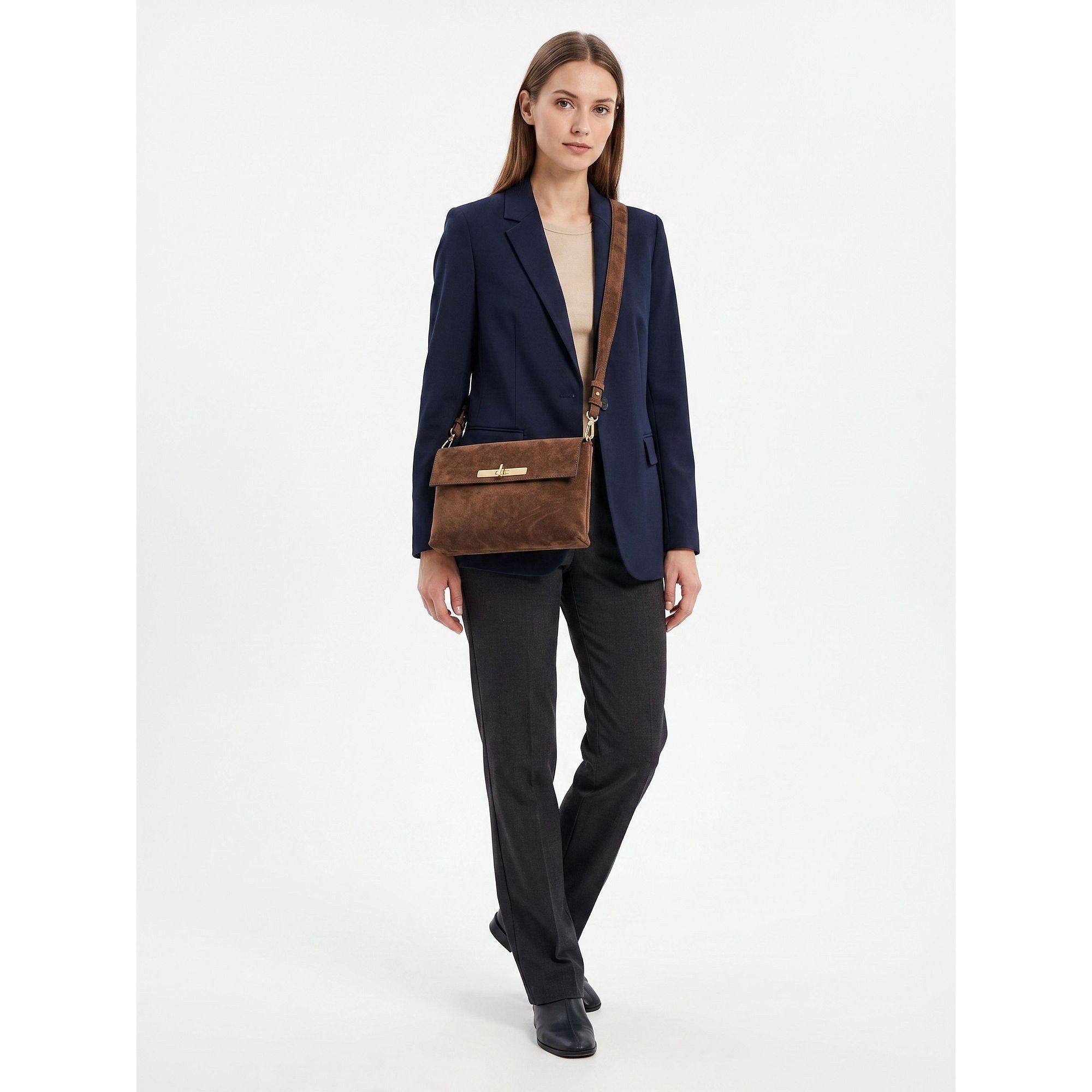 Abro Schultertasche Twist, Leder