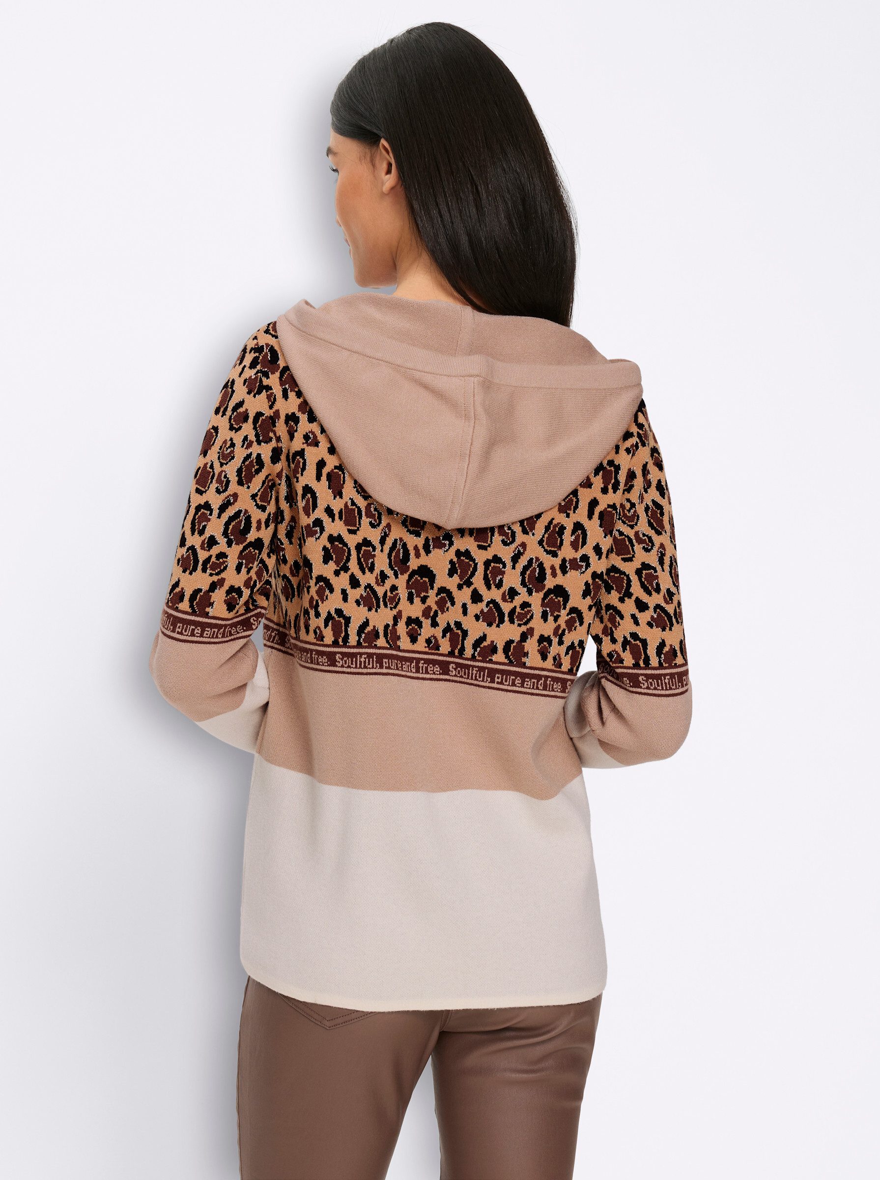 heine Strickjacke Strickjacke Langarm Jacquard