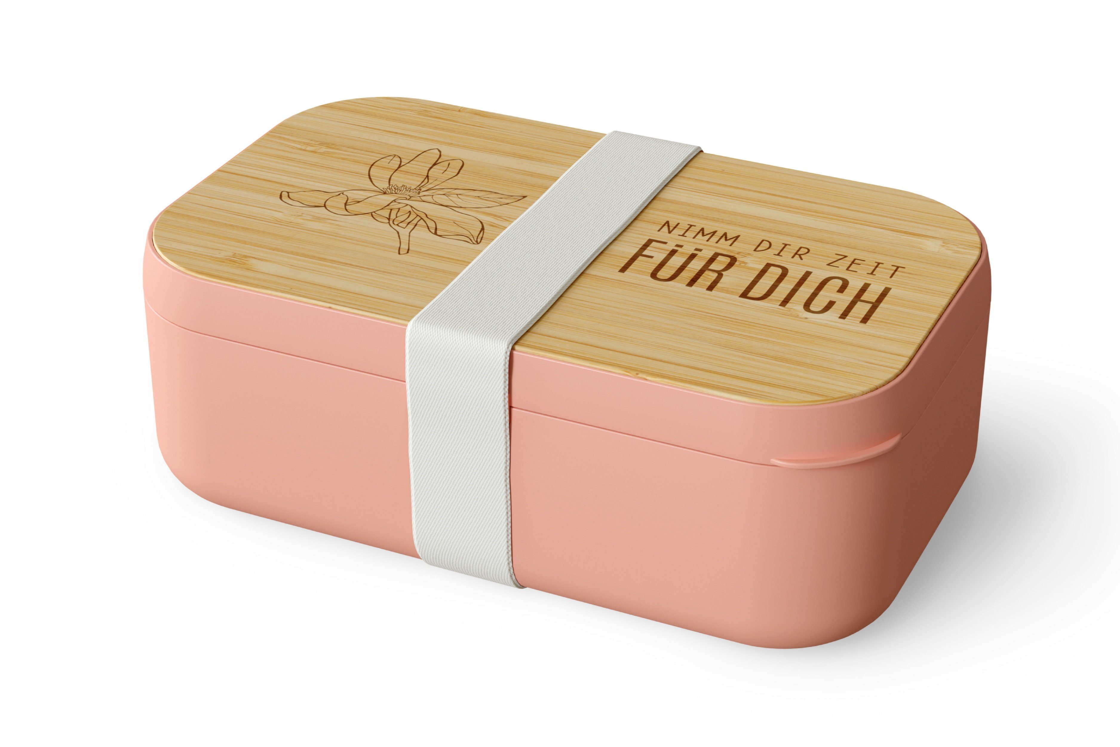 La Vida Lunchbox Brotdose Brotbox Vesperdose Lunchbox la vida Geschenk für Dich) terracotta_Blüte_381393