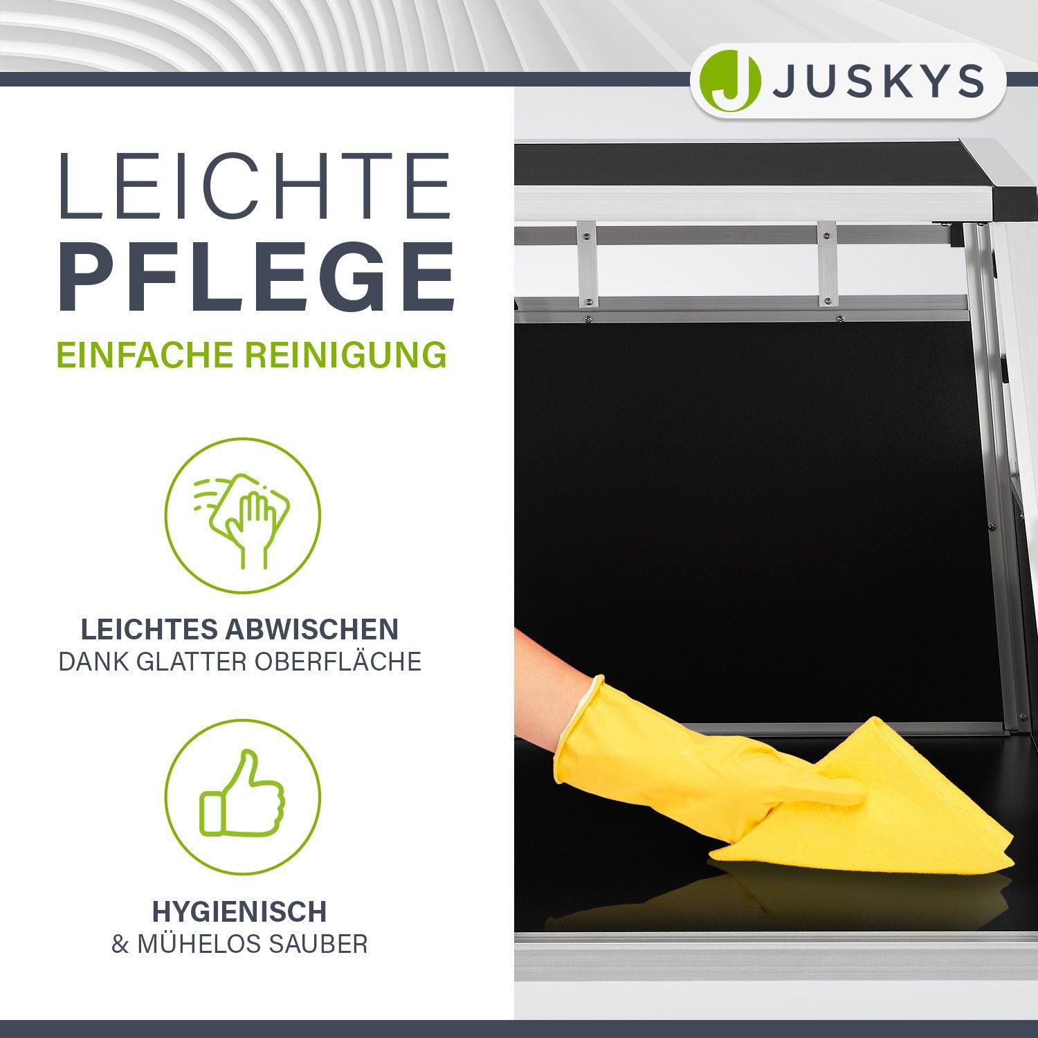 Juskys Tierreisebox Alu-Hundetransportbox in 4 versch. Größen: M, L, L-X, XL, Auto Hundebox robust und pflegeleicht, Gittertür verschließbar
