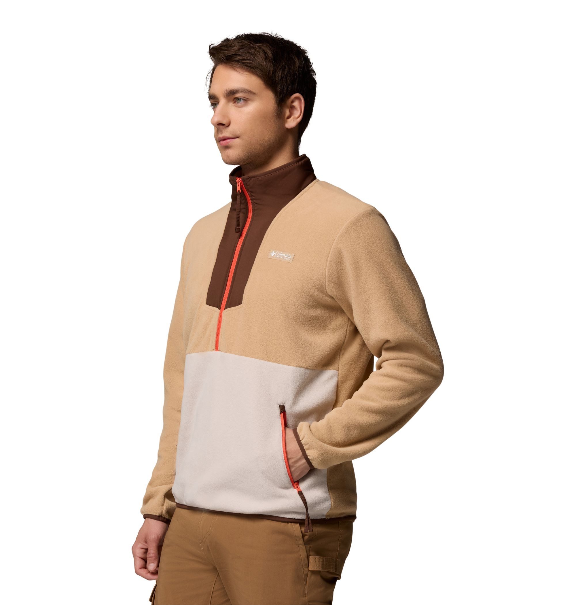 Columbia Fleecepullover Sequoia Grove Half Zip (angenehmes Tragegefühl) braun/tobacco Herren