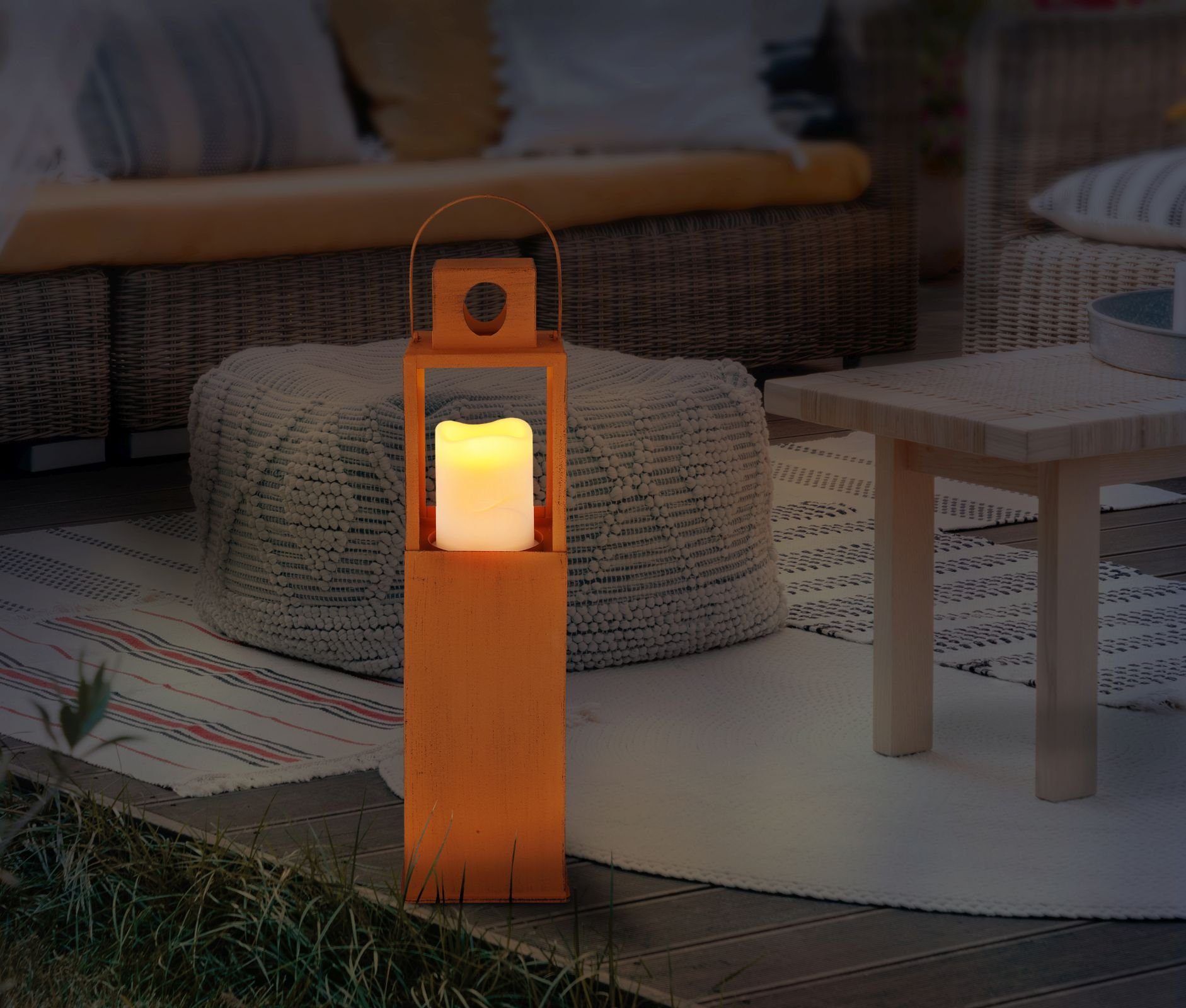 LED Solarleuchte Solarleuchte Garten Laterne Solarlampe Außen Außenleuchte Solar 36657R