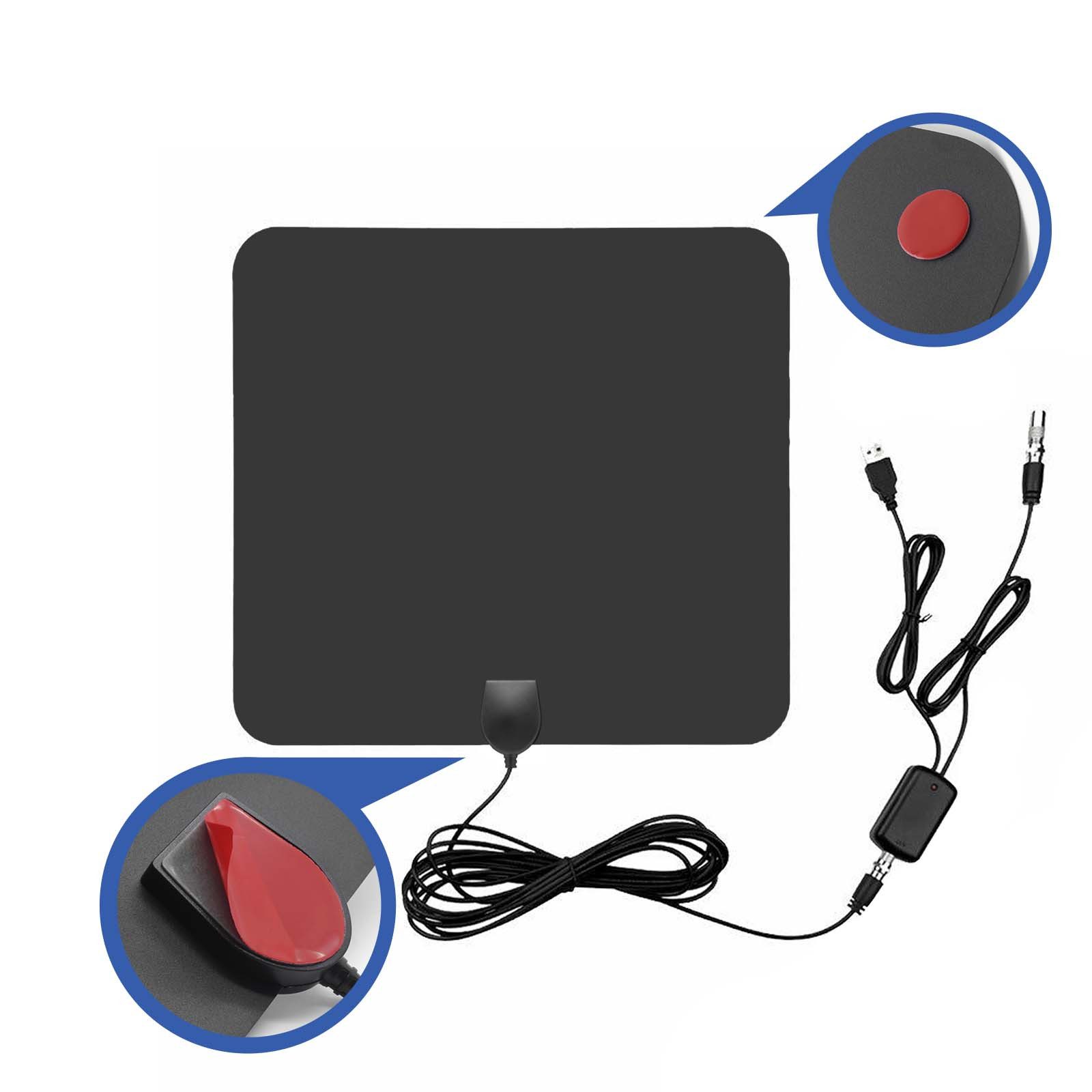 Adapter Universe 1080p Verstärker DVB-T/T2 Antenne Super Flachantenne USB Full HD TV Flachantenne