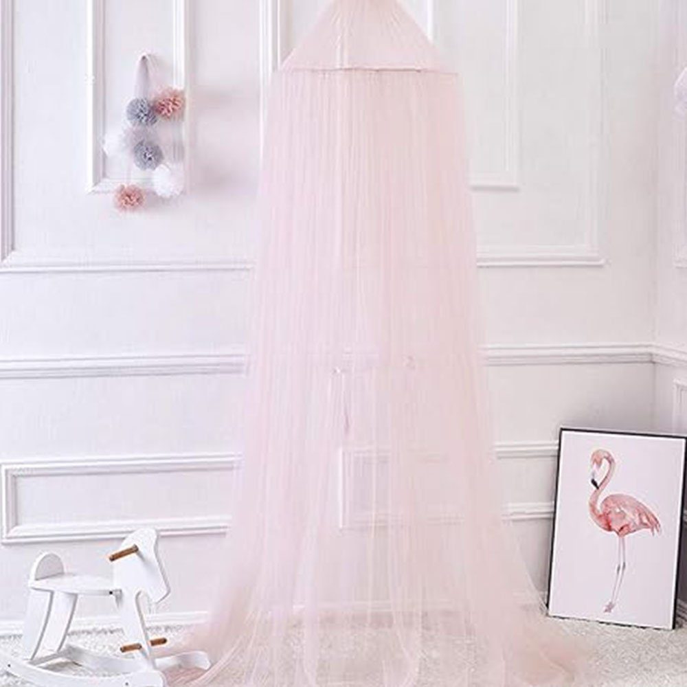 FELIXLEO Betthimmel Baldachin Kinderzimmer Deko Saumlänge 250cm*65 CM (1-tlg)