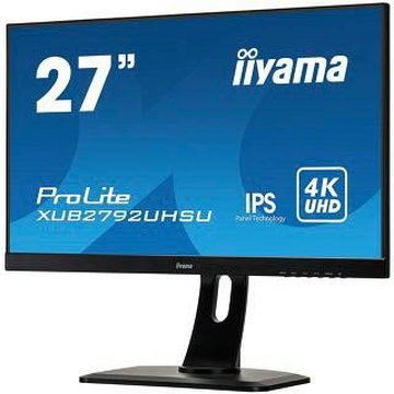 Iiyama ProLite XUB2792UHSU LED-Monitor (68 cm/27 ", 3840 x 2160 px, 4K Ultra HD, 4 ms Reaktionszeit, 60 Hz, IPS-LED)