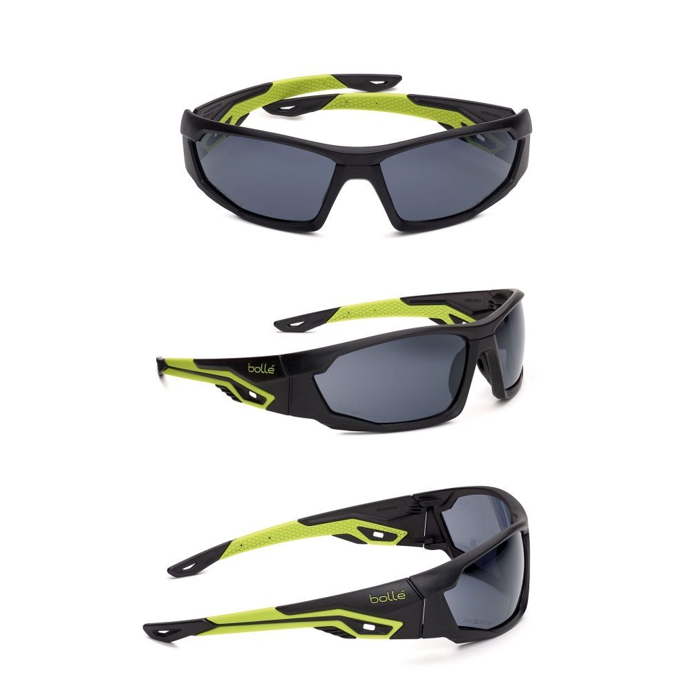 RAUCH′ GRÜN/SCHWARZ Bolle ′MERCURO und TACT.BRILLE Anti-Kratzbeschichtung Sonnenbrille Anti-Beschlag- BOLLÉ®