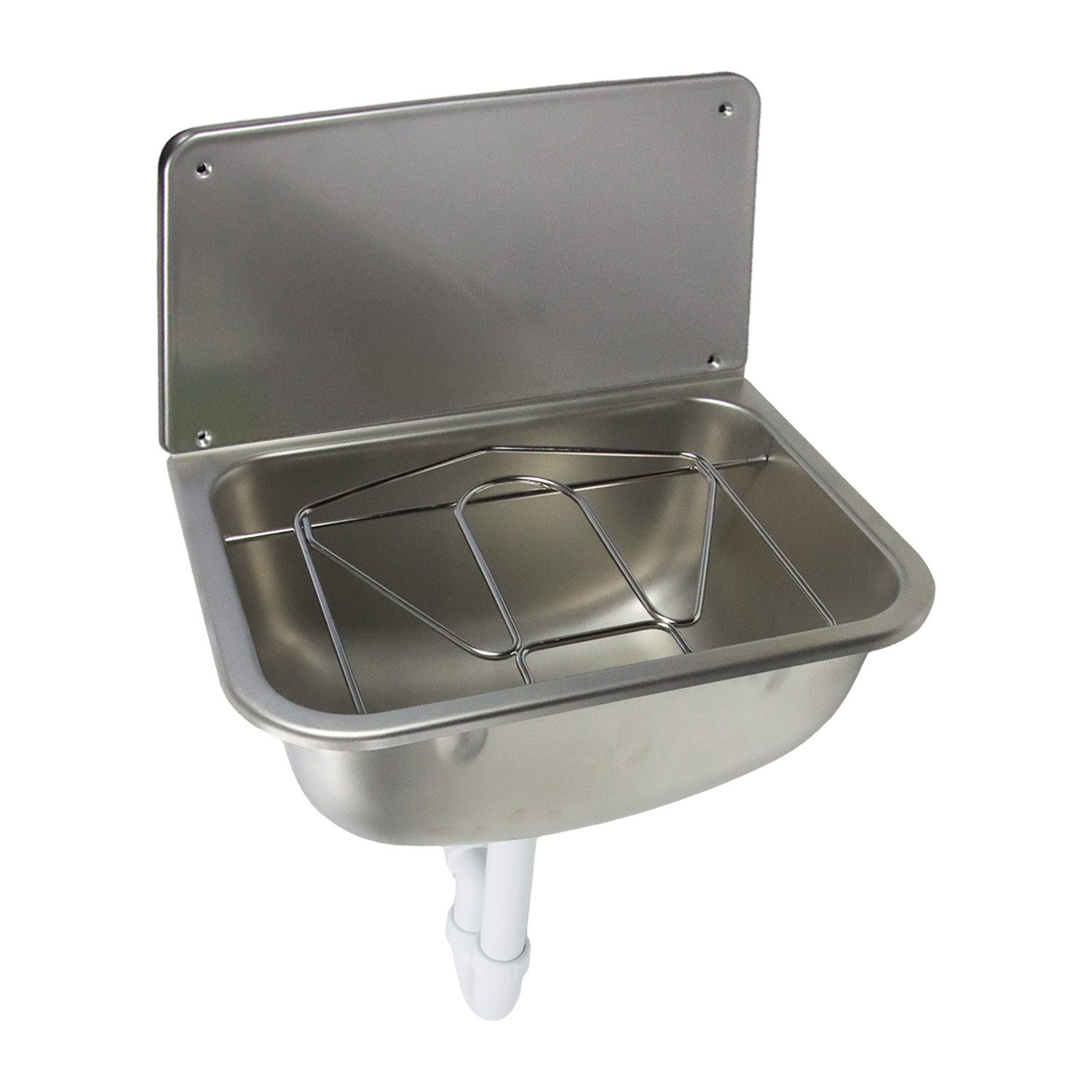 Haas Otto Waschbecken Edelstahl-Ausgussbecken "Adrian", komplettset