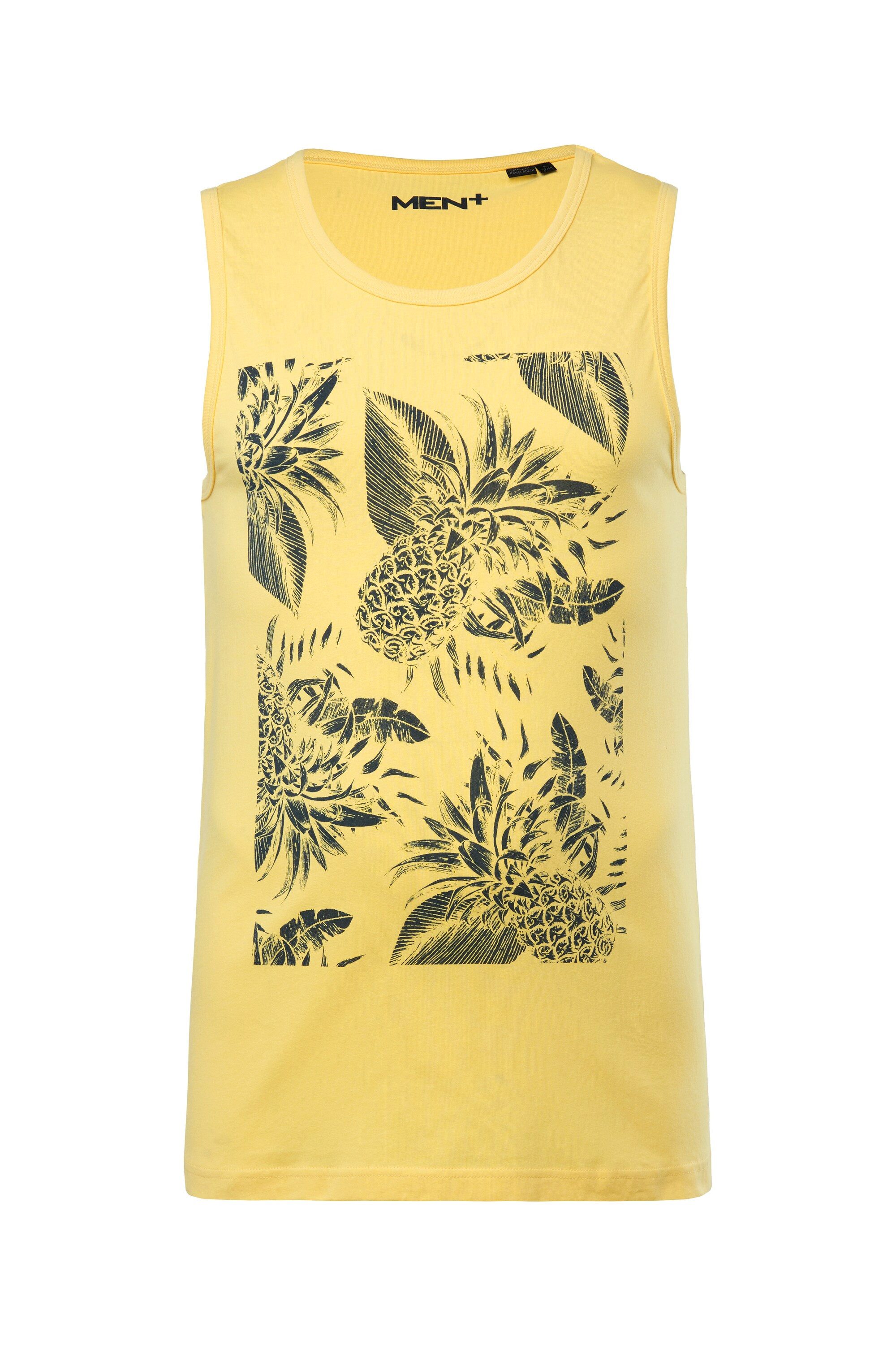 T-Shirt Tanktop Unterhemd Print Rundhals