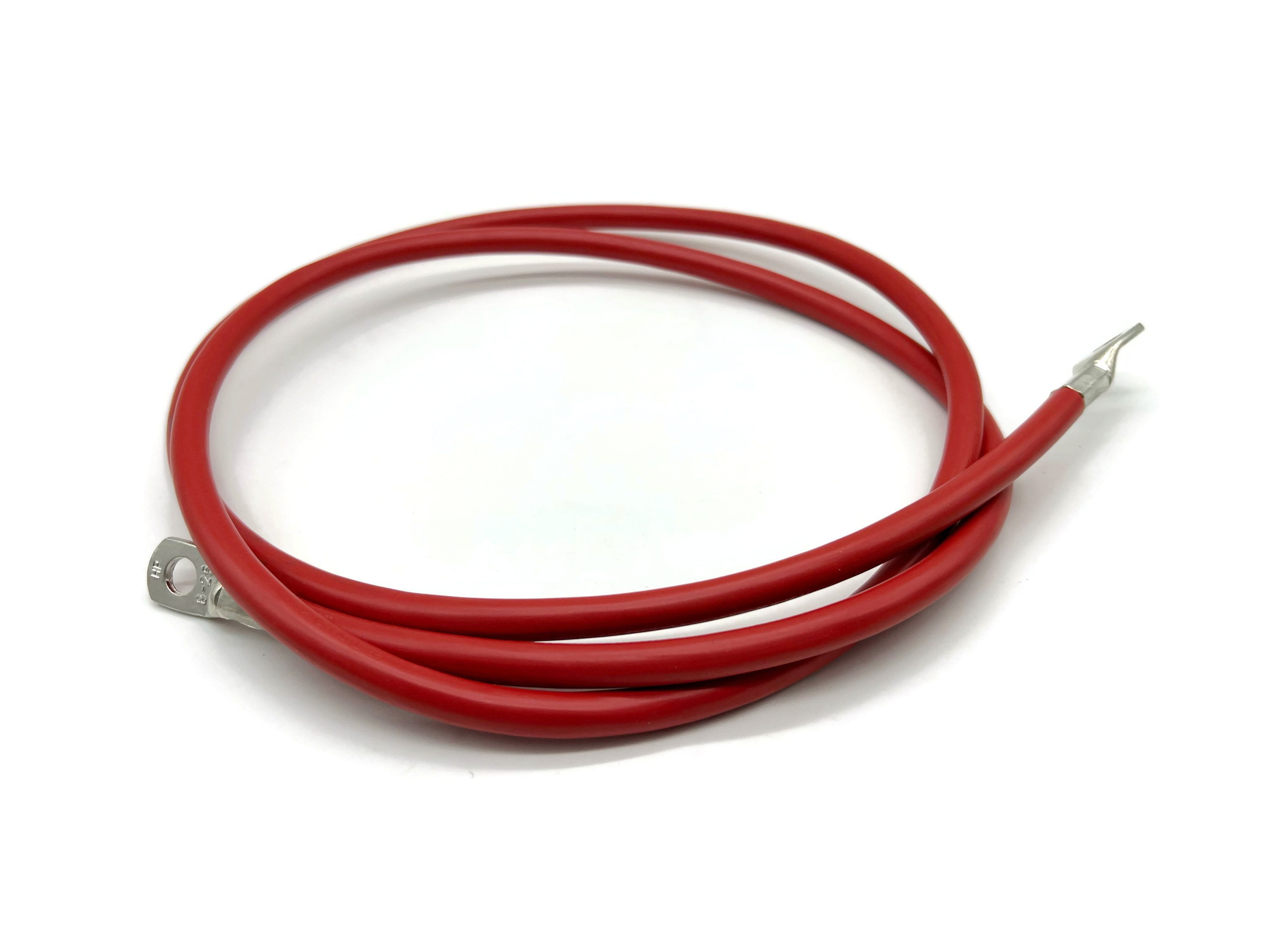 eXODA 25 mm2 M8 M8 Batteriekabel, Rot, (150 cm), 99% Kupfer